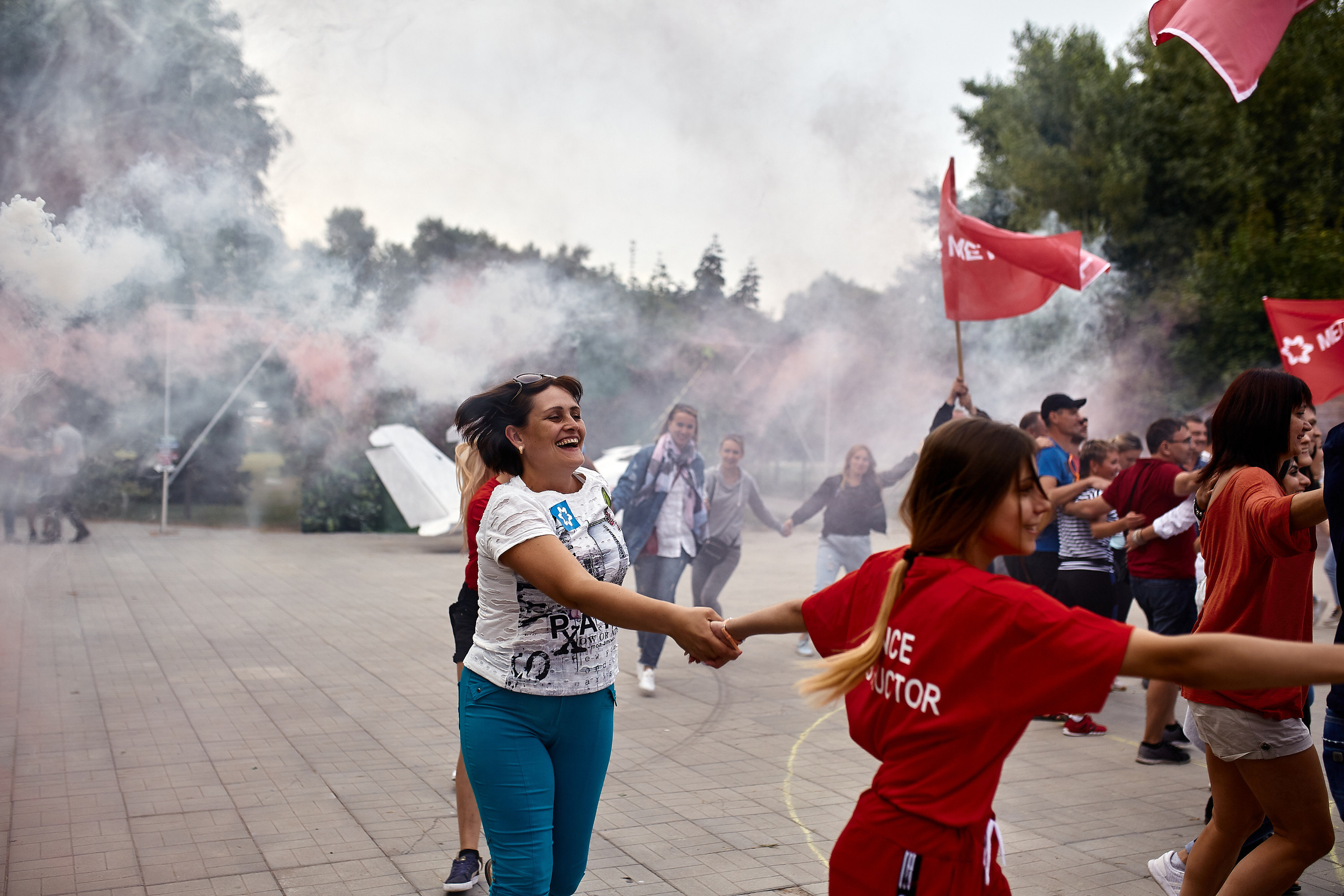 Репортажна фотосессія тимбілдингу для компанії Метінвест Інжинірінг