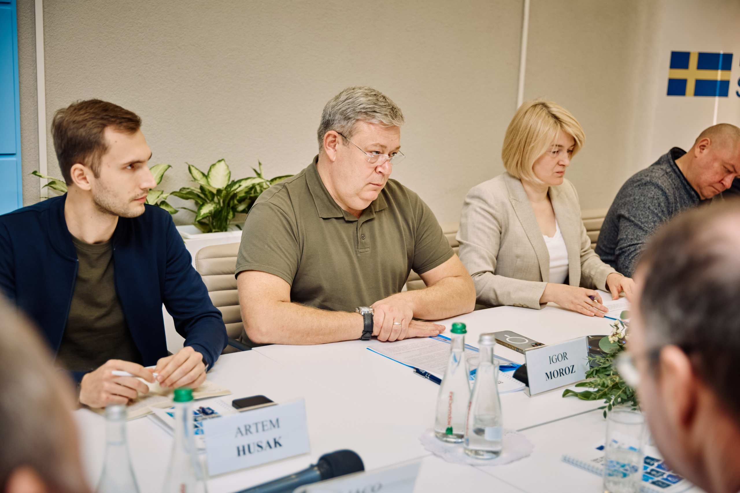 Фото зустрічі посла Австрії, з головами Дніпропетровської, Донецької, Луганської Військової ОДА