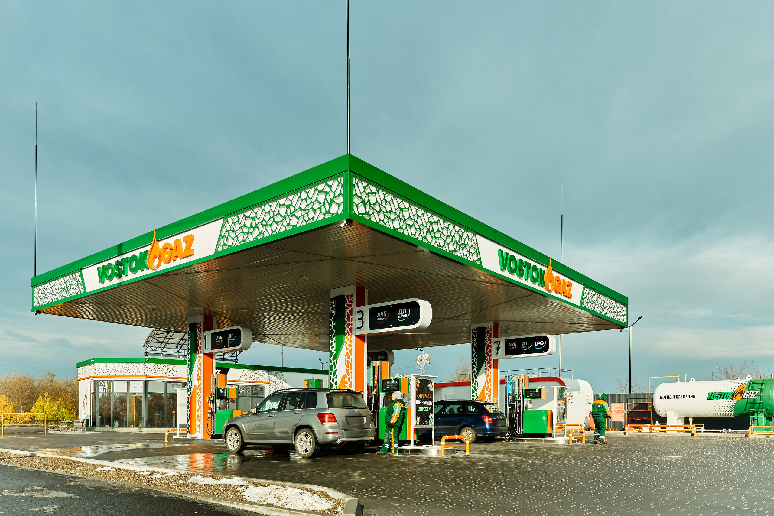 Съемка для сети АЗС «Восток Газ»