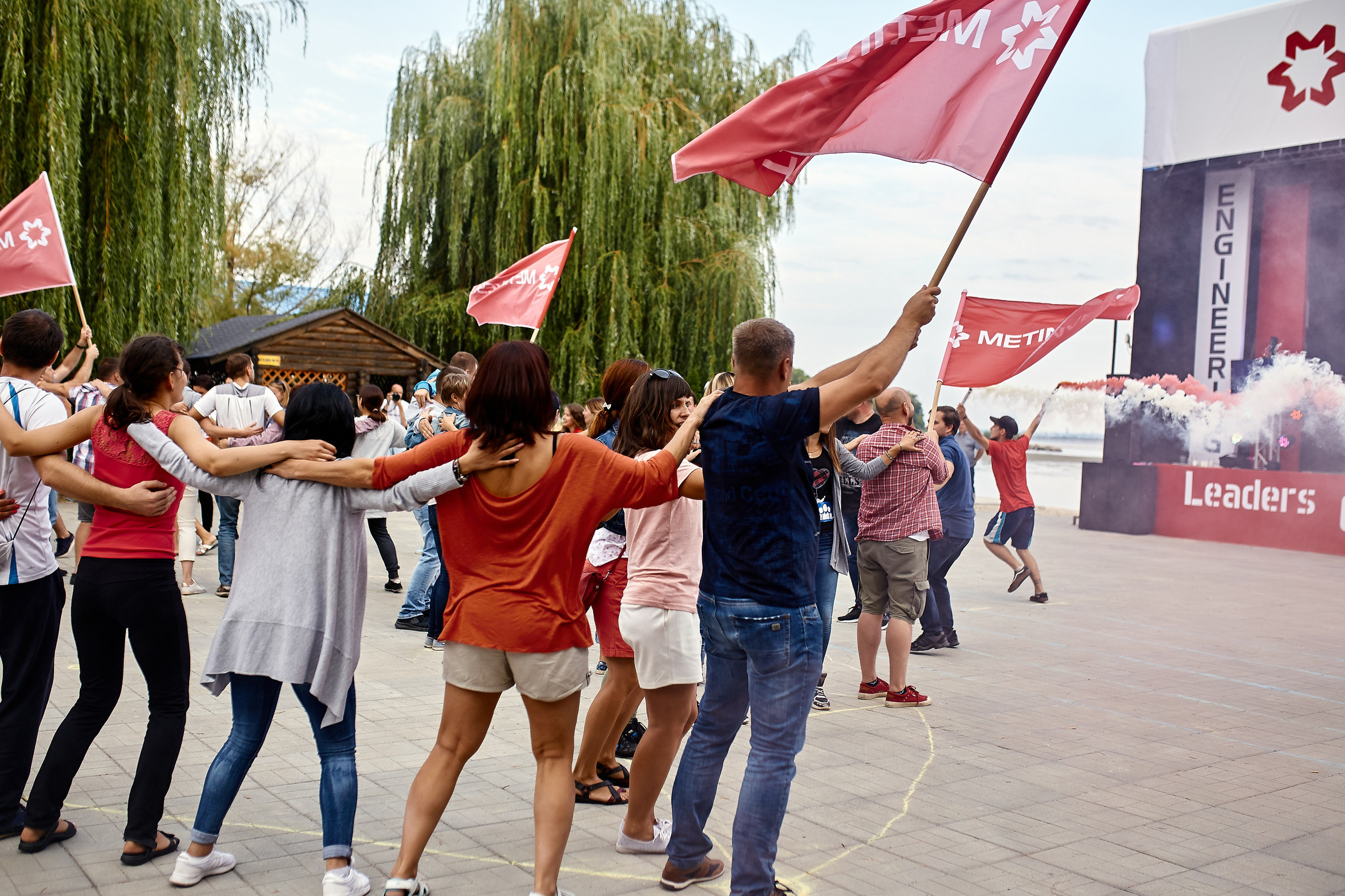 Репортажна фотосессія тимбілдингу для компанії Метінвест Інжинірінг