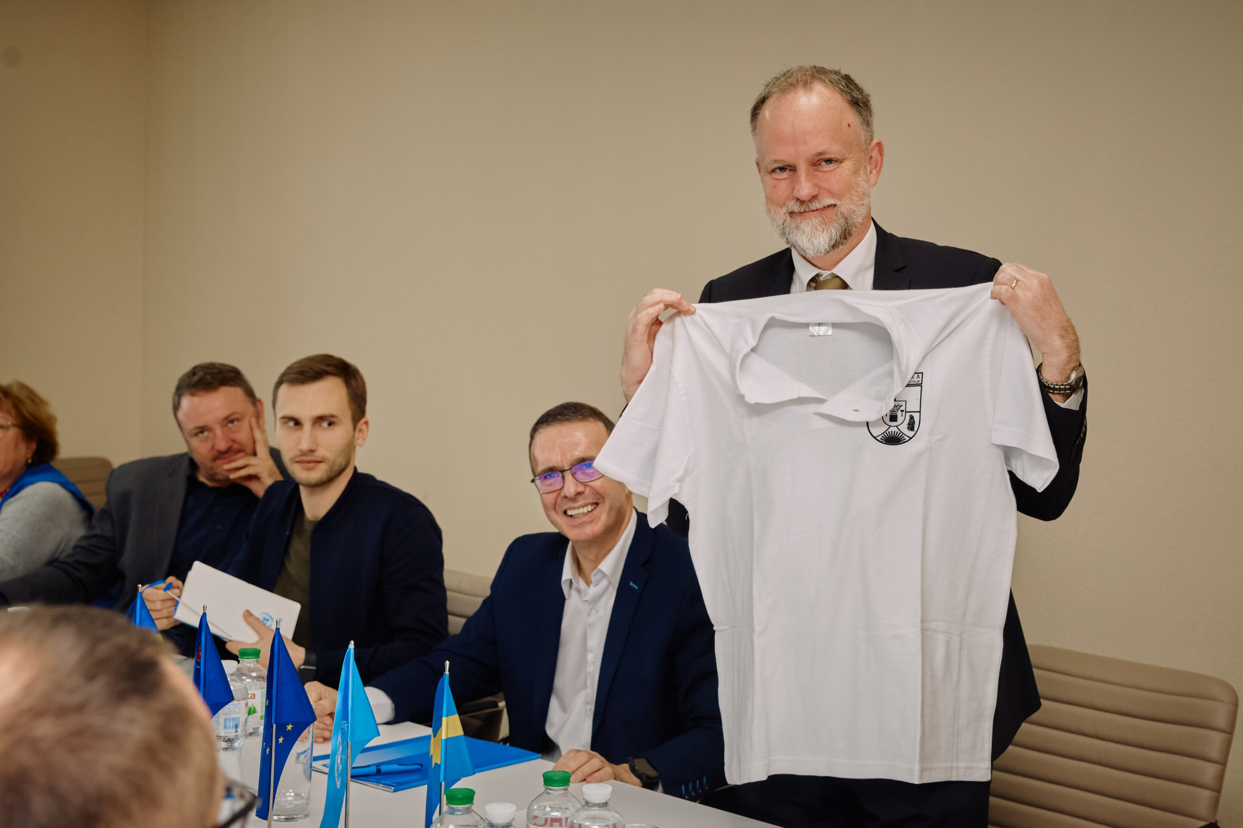 Фото зустрічі посла Австрії, з головами Дніпропетровської, Донецької, Луганської Військової ОДА