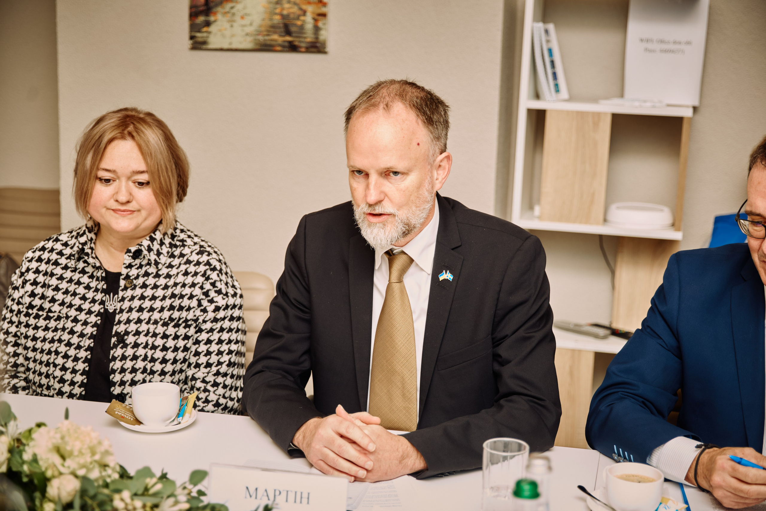 Фото зустрічі посла Австрії, з головами Дніпропетровської, Донецької, Луганської Військової ОДА