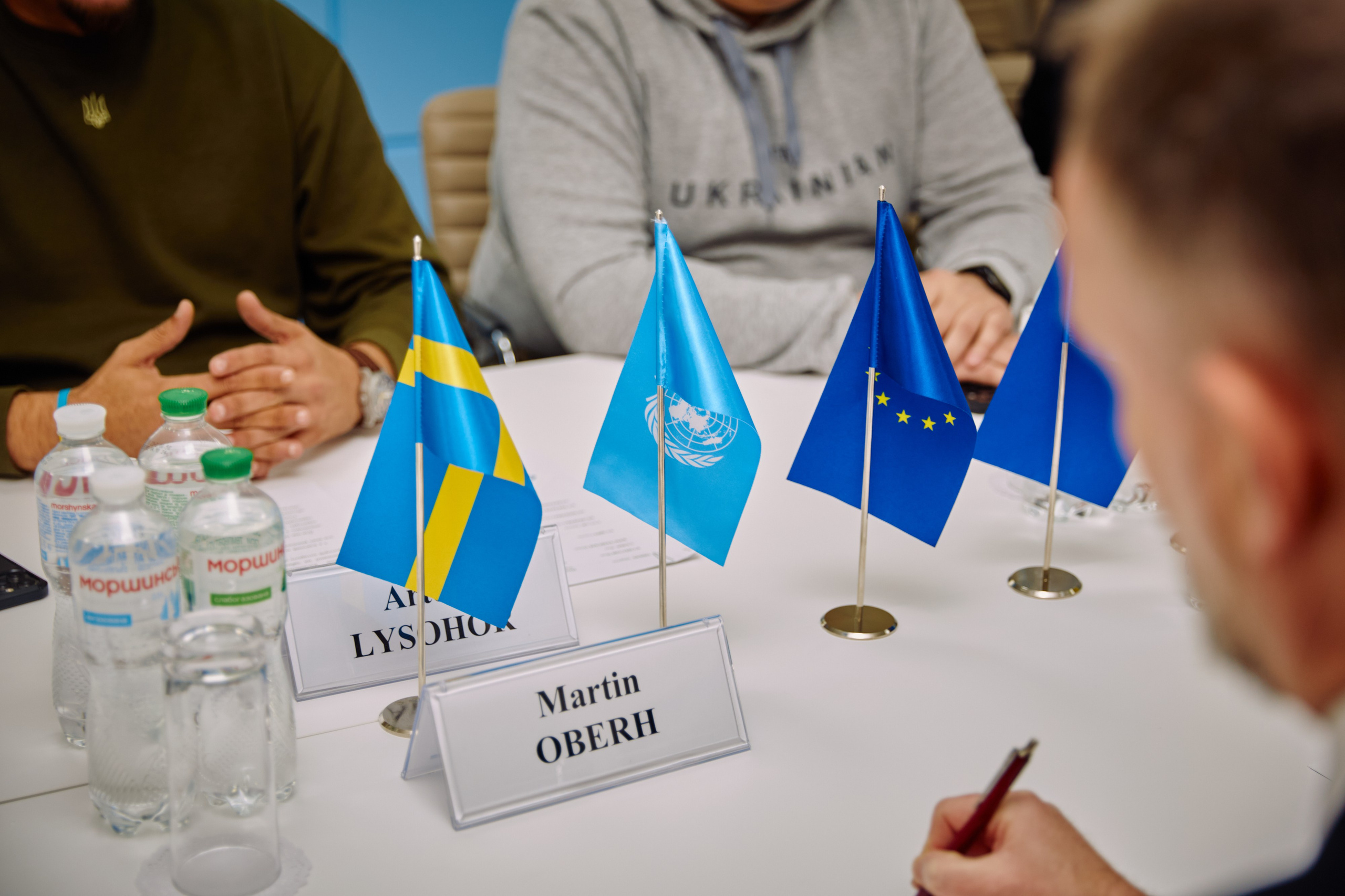 Фото зустрічі посла Австрії, з головами Дніпропетровської, Донецької, Луганської Військової ОДА