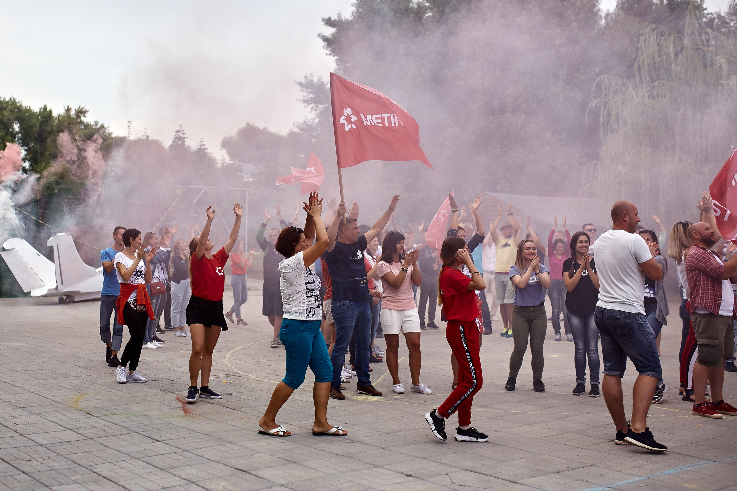 Репортажна фотосессія тимбілдингу для компанії Метінвест Інжинірінг