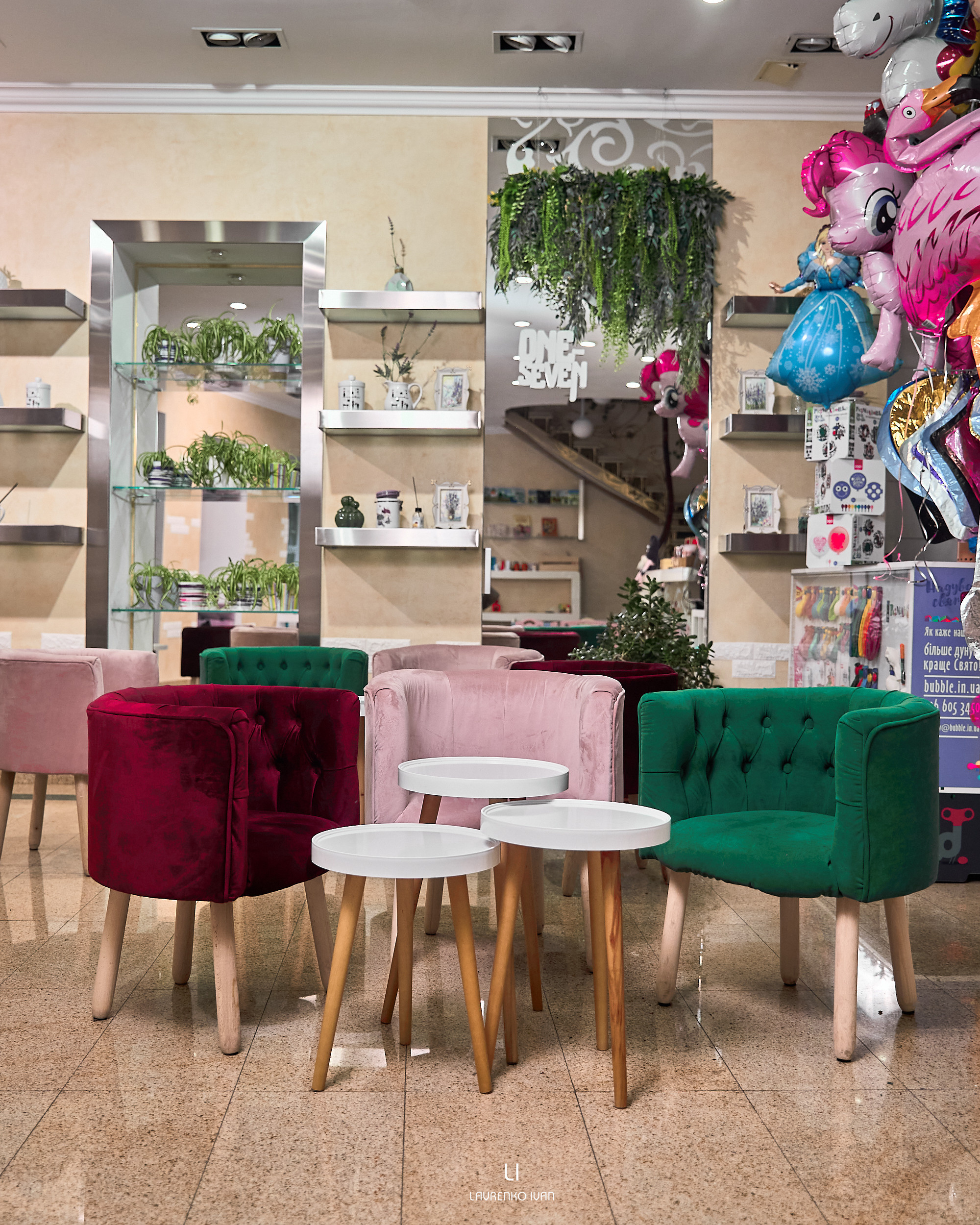 Зйомка інтер’єру дитячого центру ONE SEVEN LOUNGE
