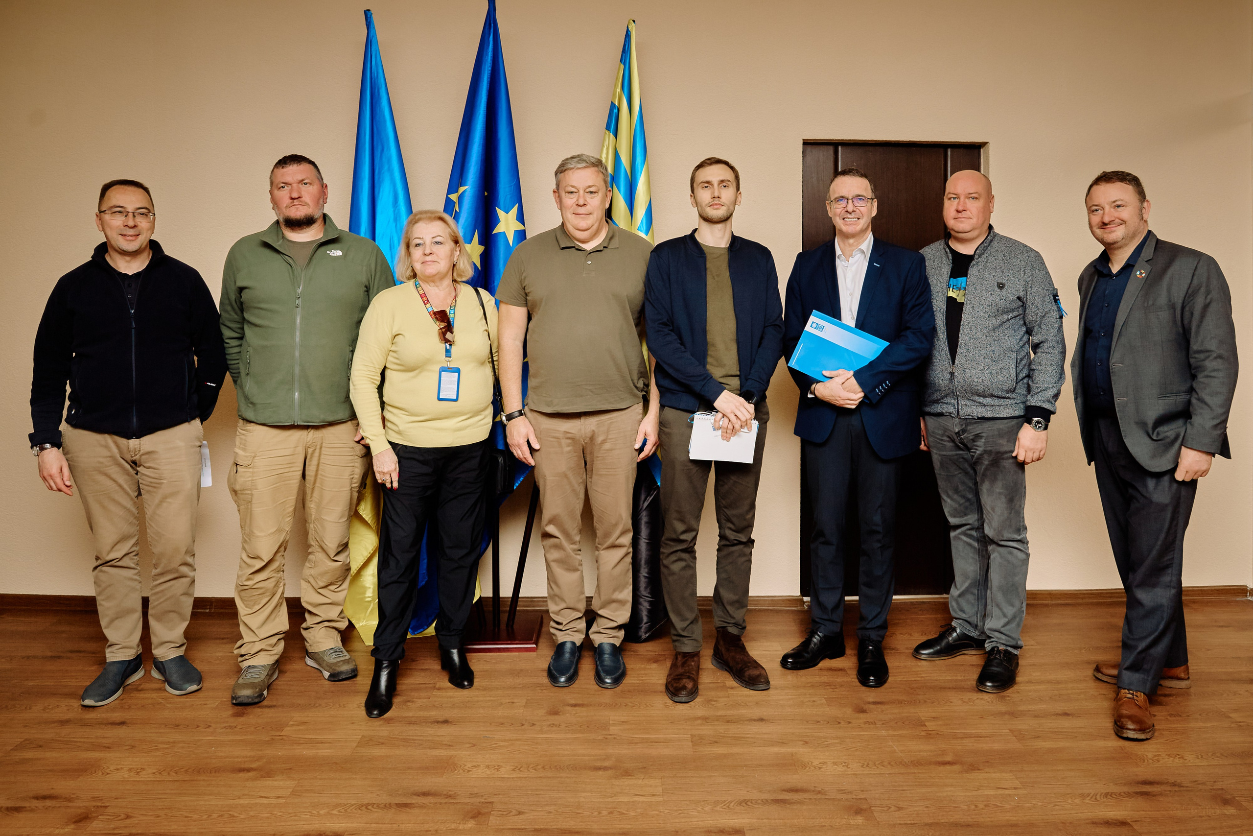 Фото зустрічі посла Австрії, з головами Дніпропетровської, Донецької, Луганської Військової ОДА