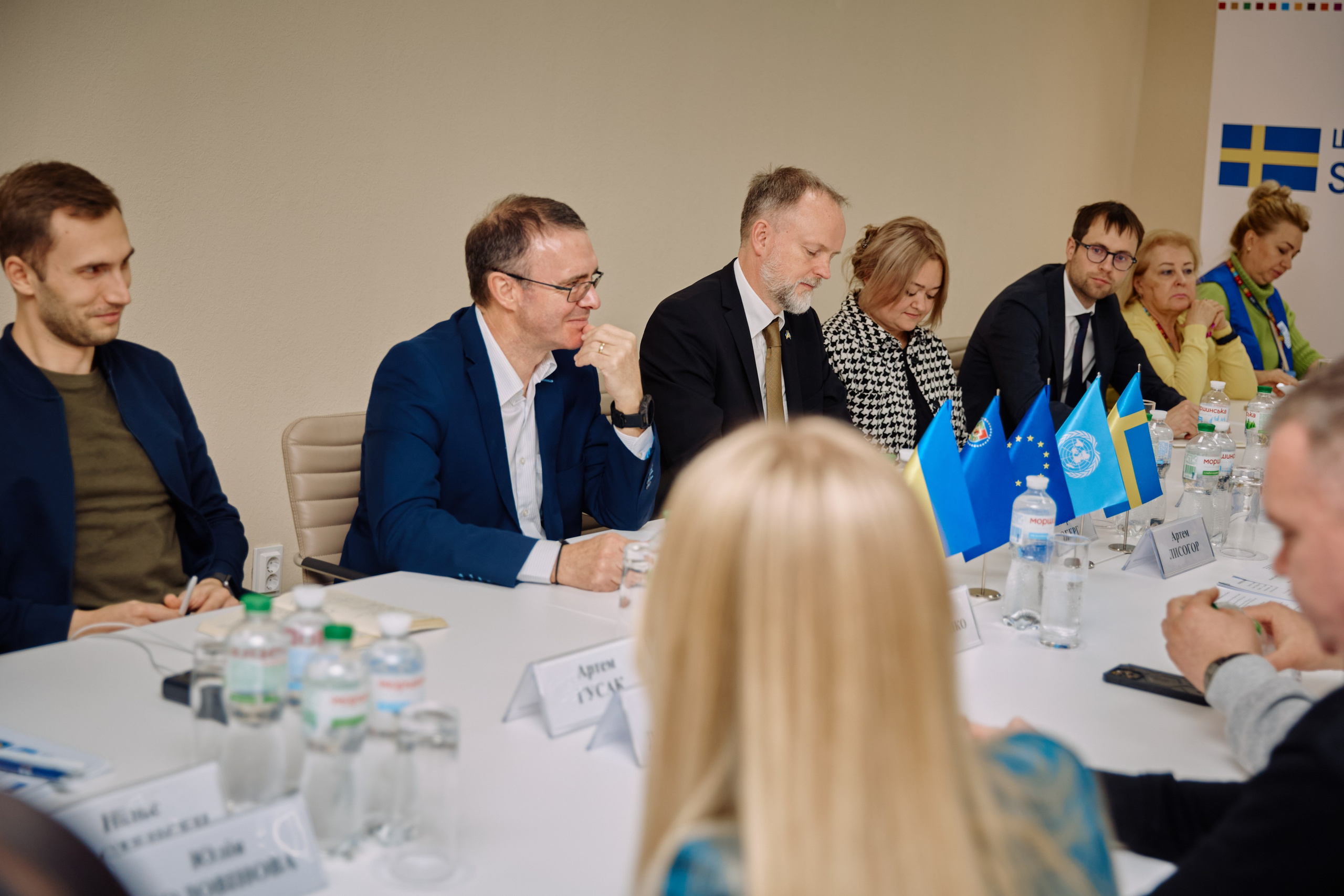 Фото зустрічі посла Австрії, з головами Дніпропетровської, Донецької, Луганської Військової ОДА