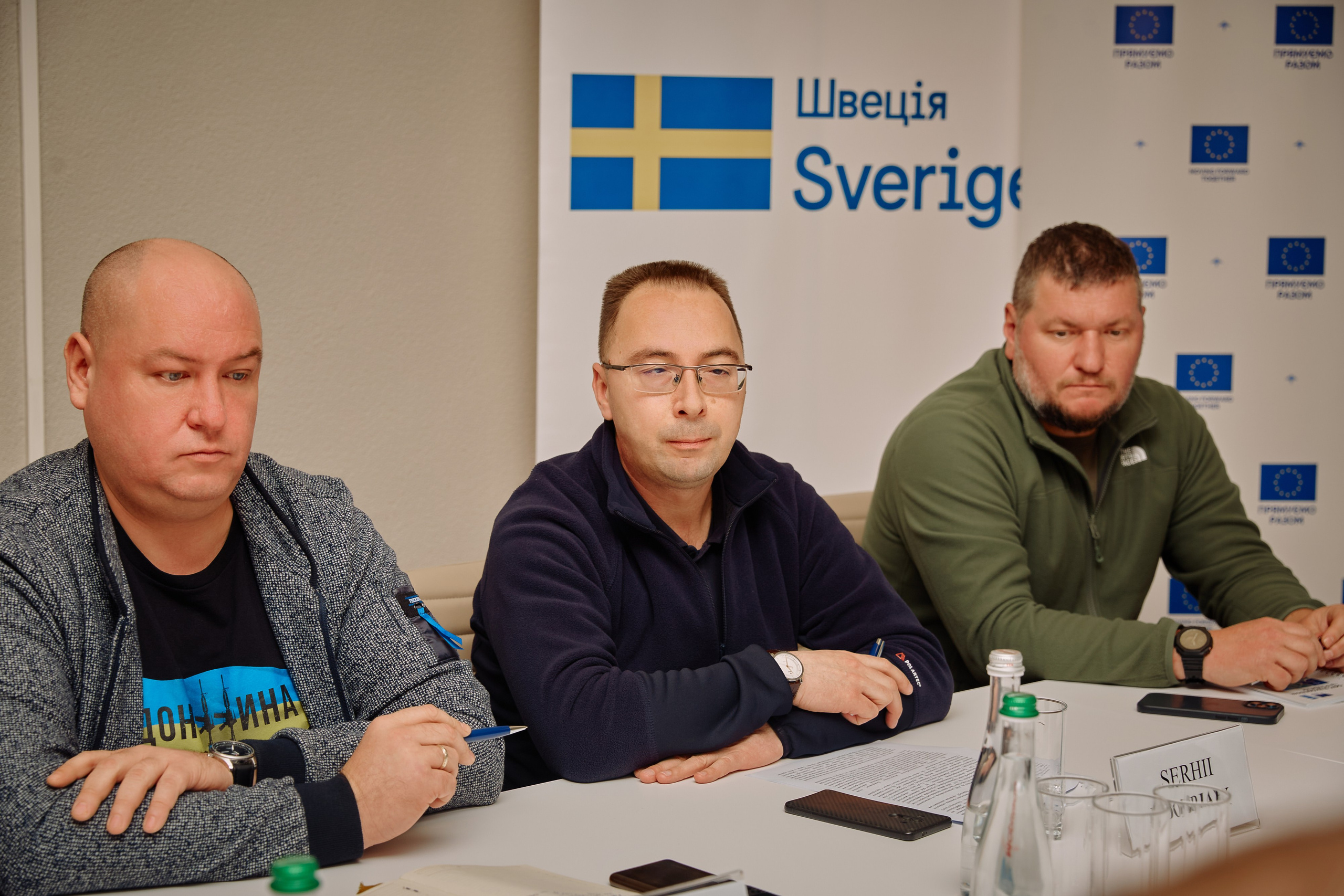 Фото зустрічі посла Австрії, з головами Дніпропетровської, Донецької, Луганської Військової ОДА