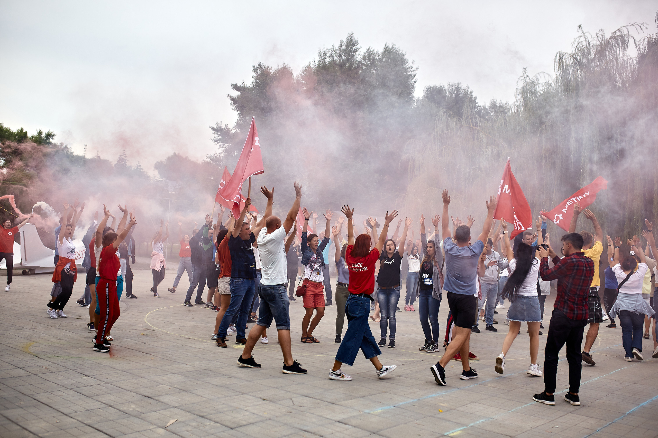 Репортажна фотосессія тимбілдингу для компанії Метінвест Інжинірінг