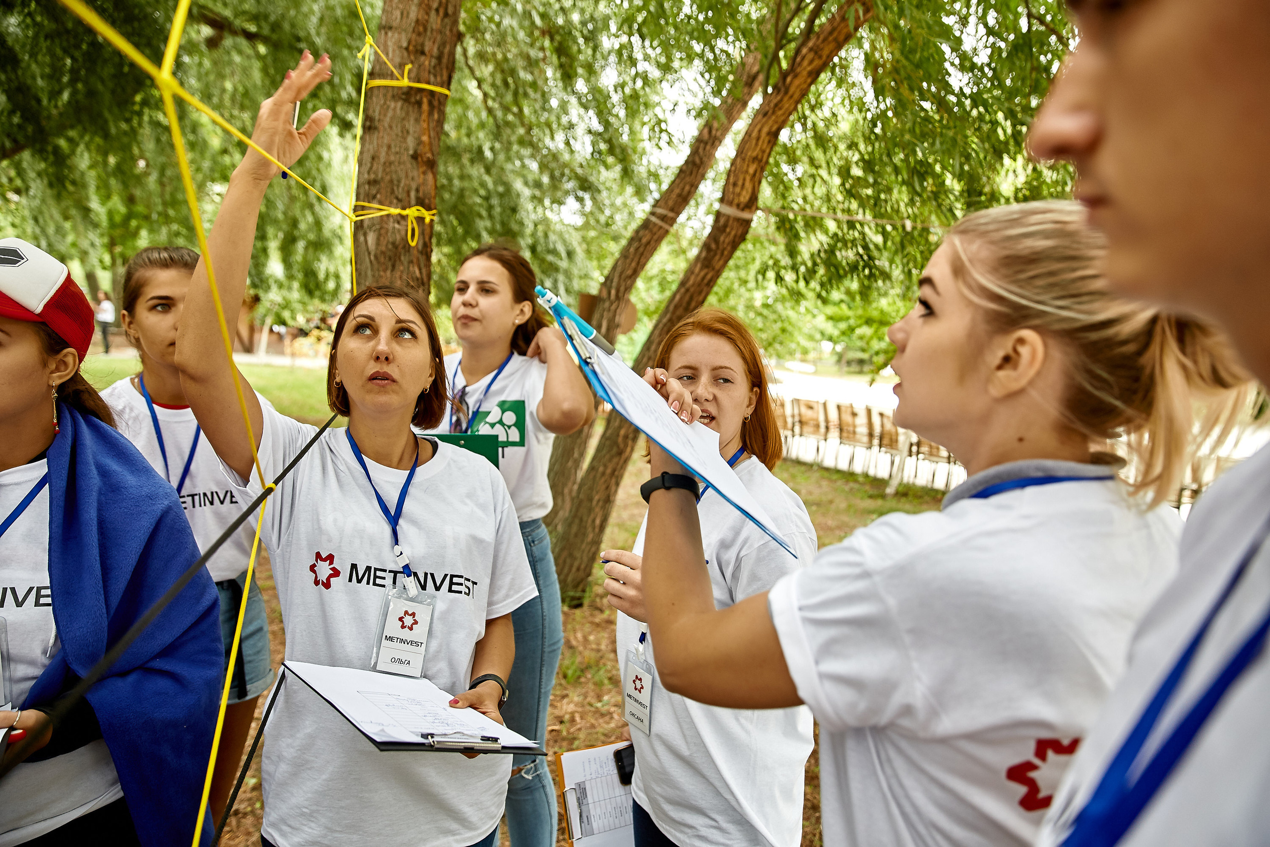 Репортажна фотосессія тимбілдингу для компанії Метінвест Інжинірінг