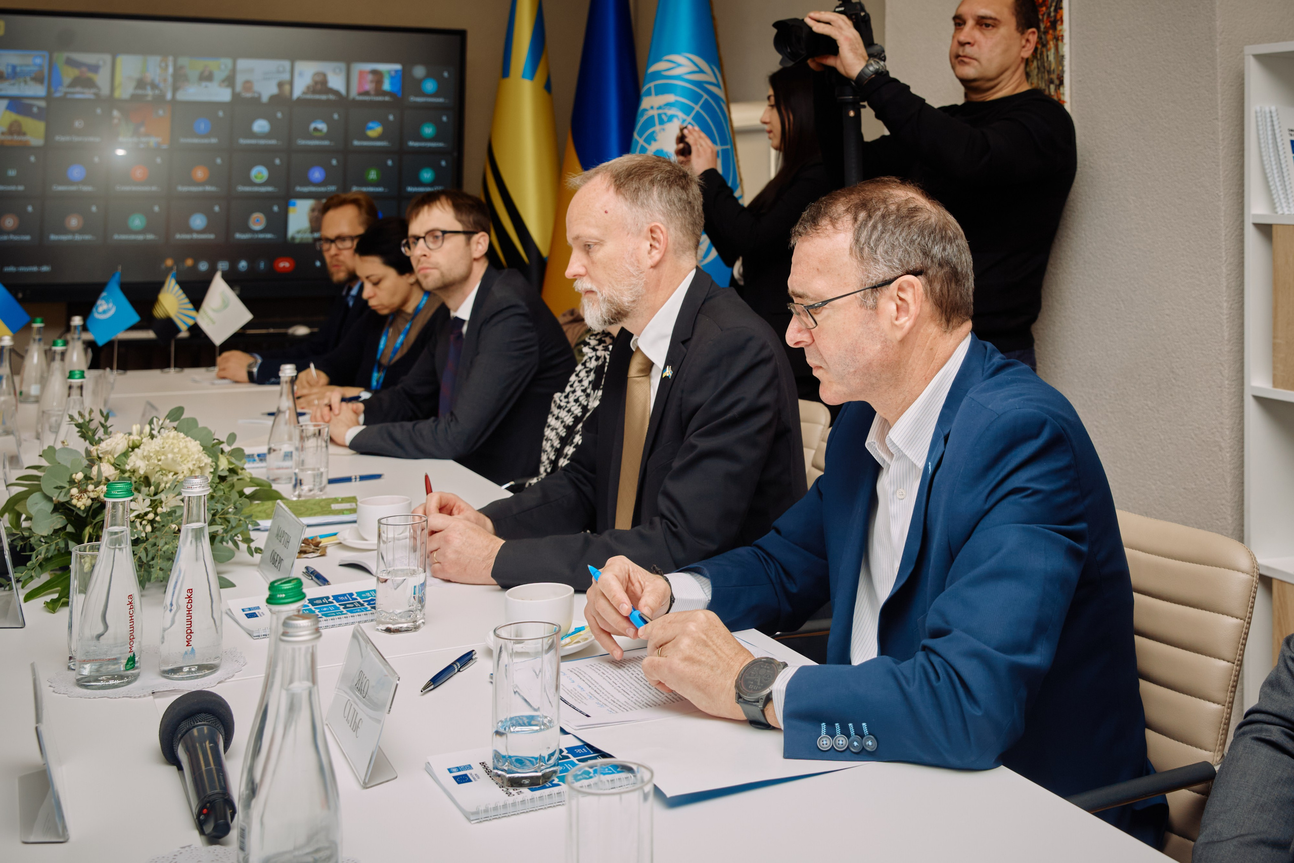 Фото зустрічі посла Австрії, з головами Дніпропетровської, Донецької, Луганської Військової ОДА