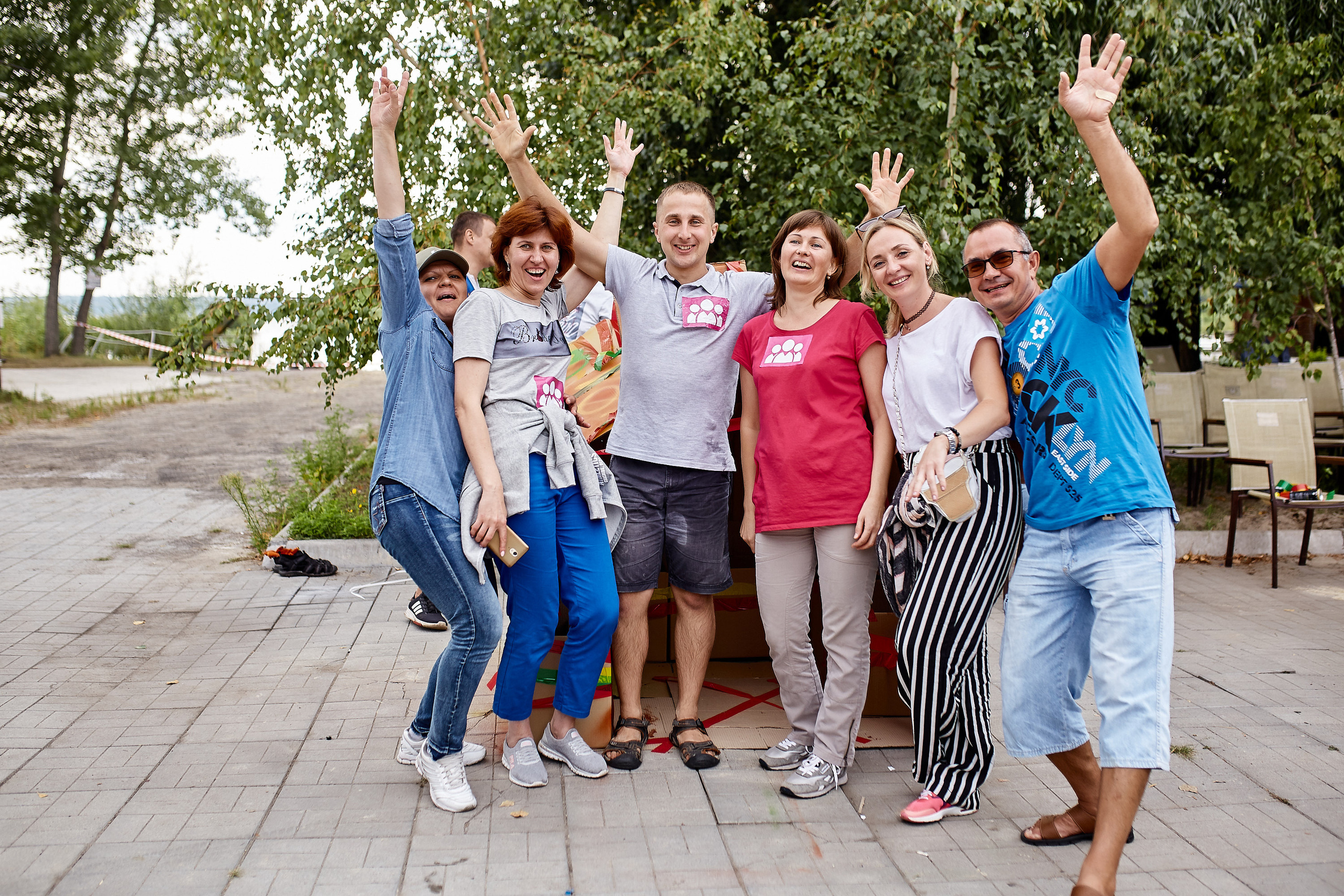 Репортажна фотосессія тимбілдингу для компанії Метінвест Інжинірінг