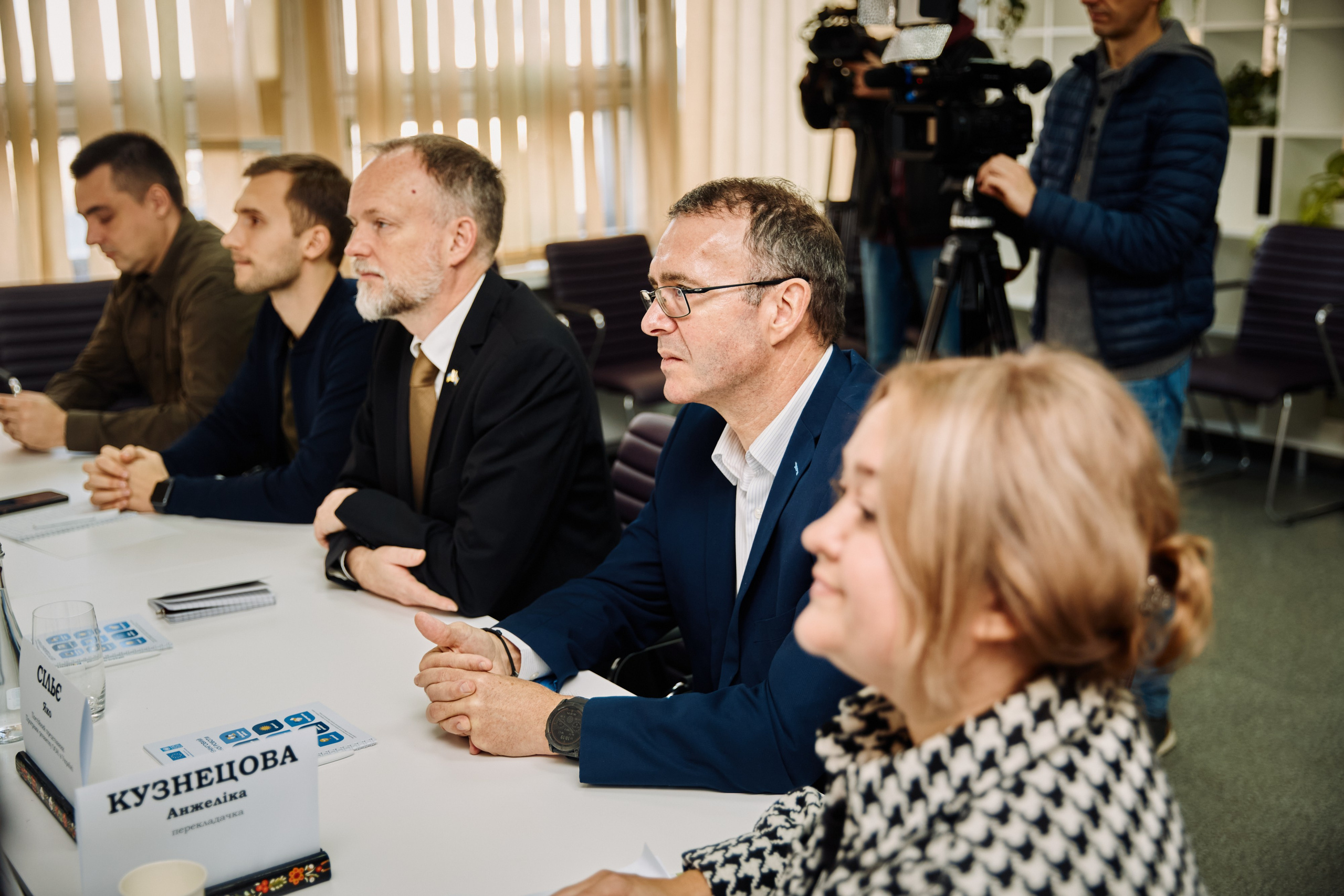 Фото зустрічі посла Австрії, з головами Дніпропетровської, Донецької, Луганської Військової ОДА