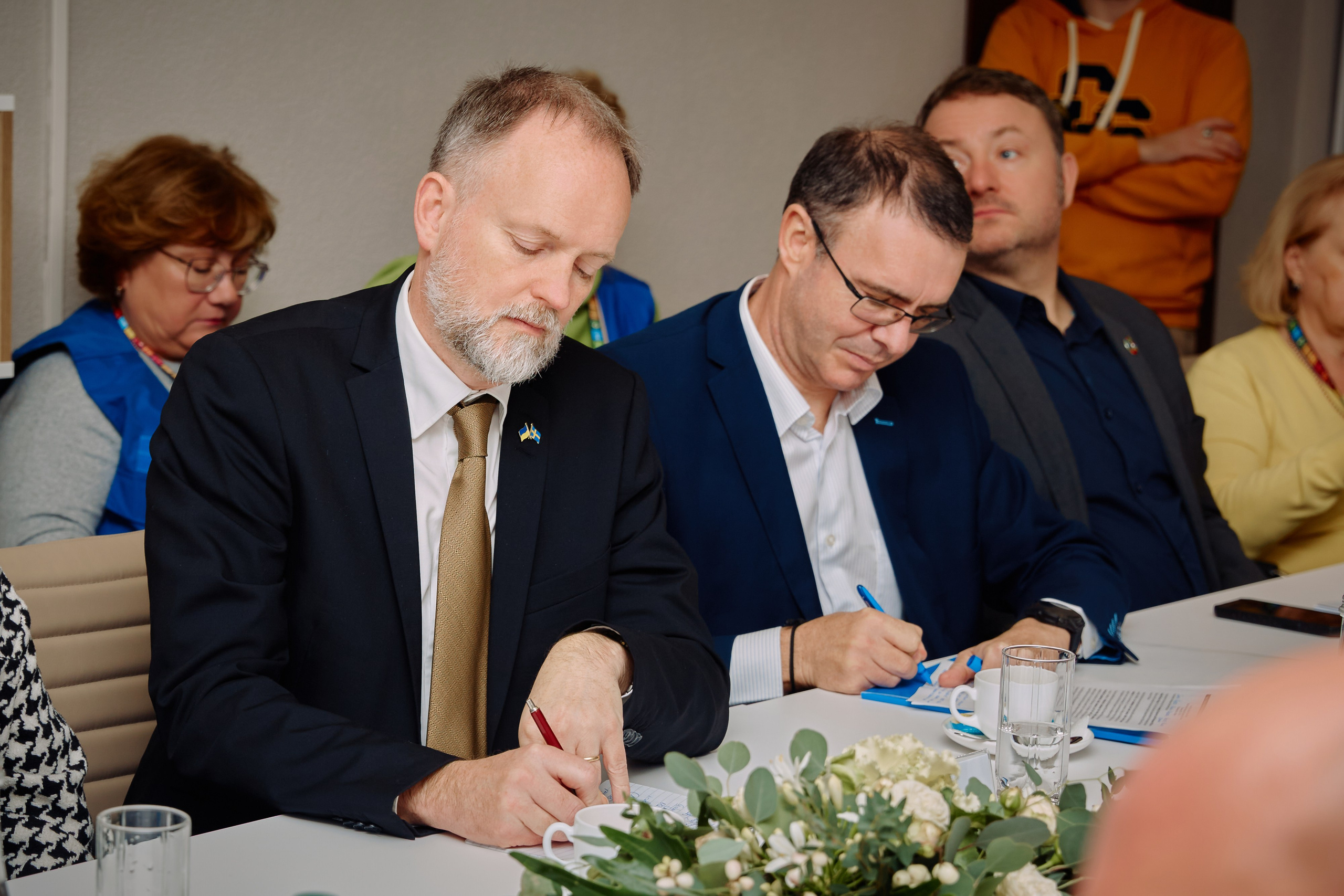 Фото зустрічі посла Австрії, з головами Дніпропетровської, Донецької, Луганської Військової ОДА