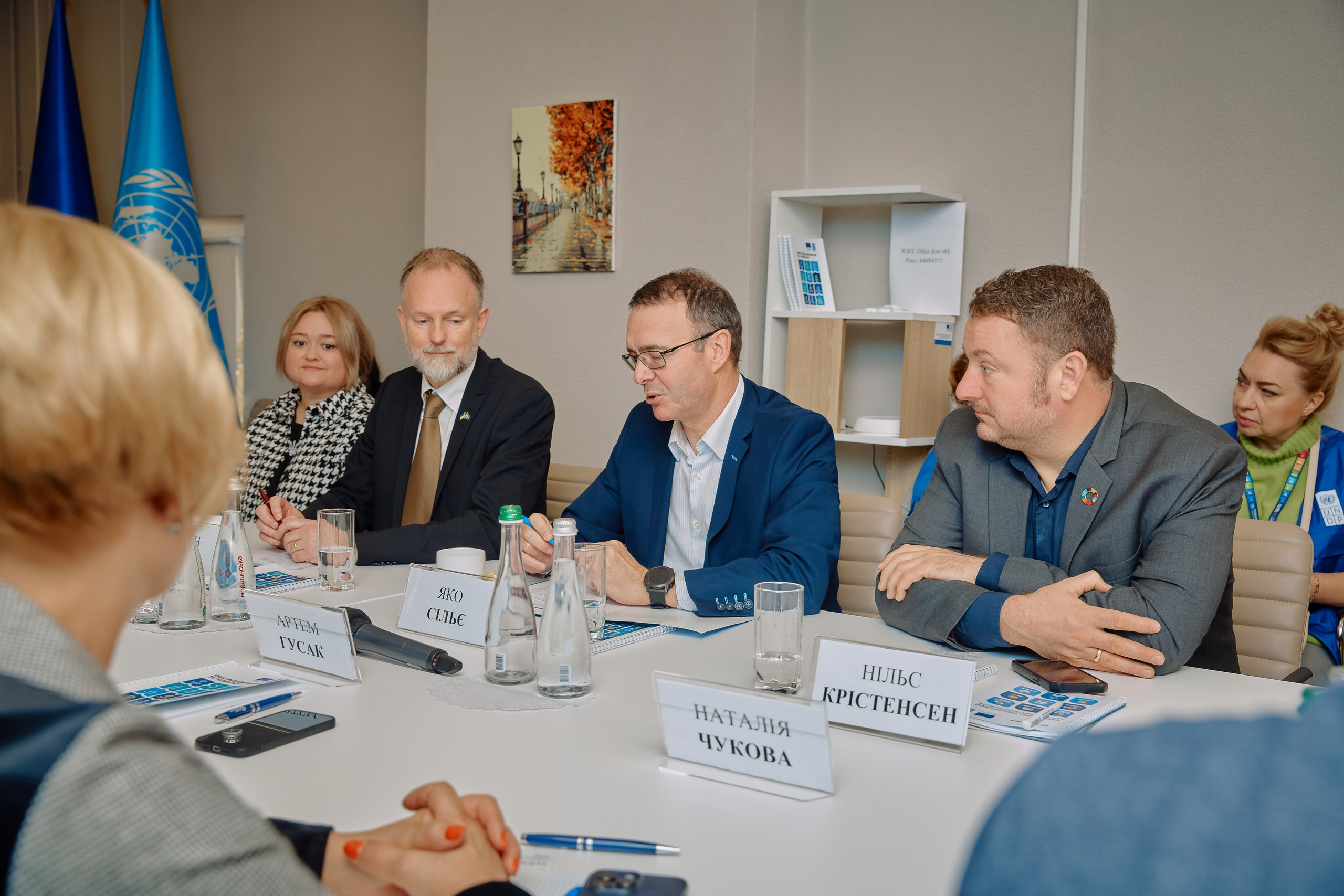 Фото зустрічі посла Австрії, з головами Дніпропетровської, Донецької, Луганської Військової ОДА