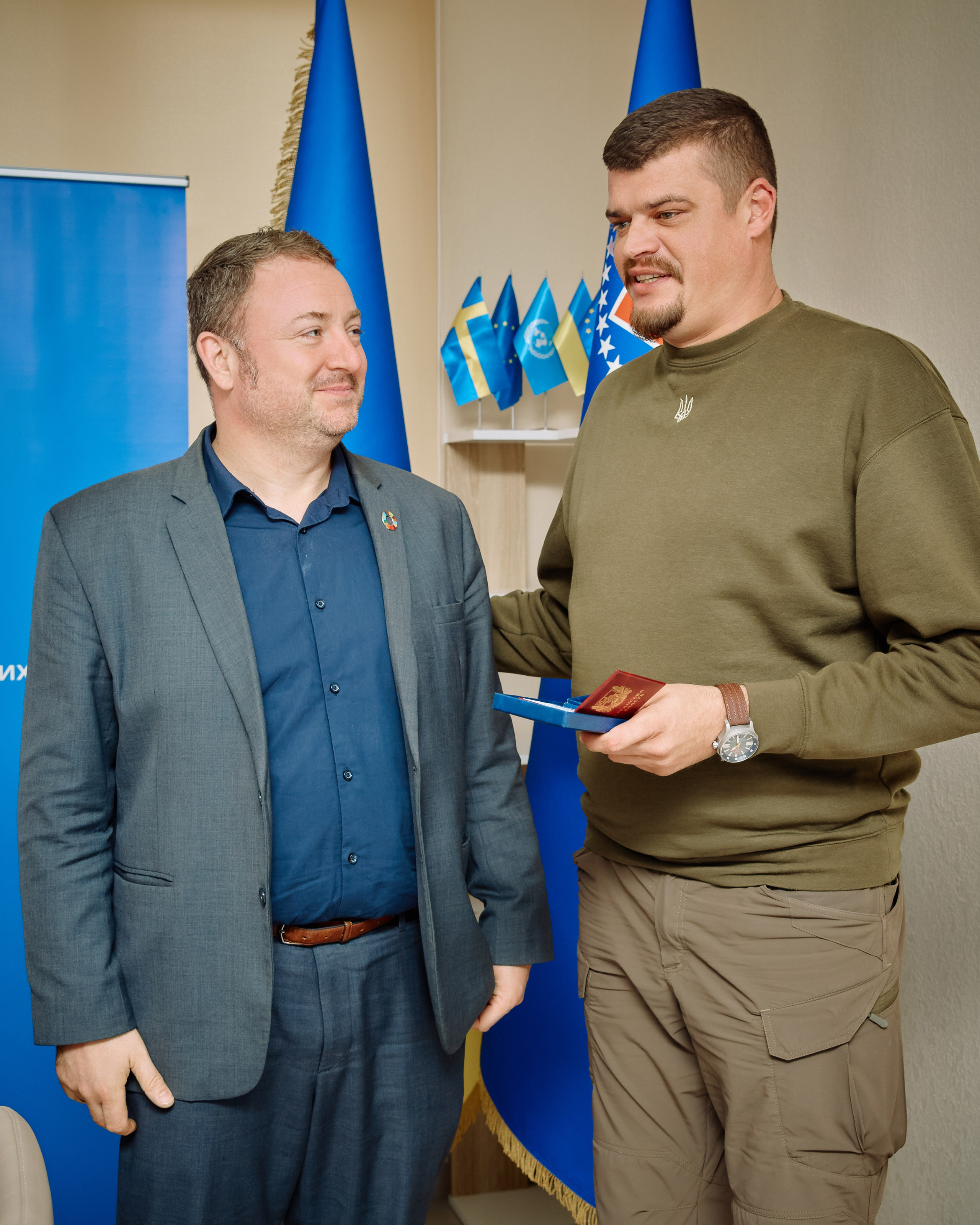 Фото зустрічі посла Австрії, з головами Дніпропетровської, Донецької, Луганської Військової ОДА