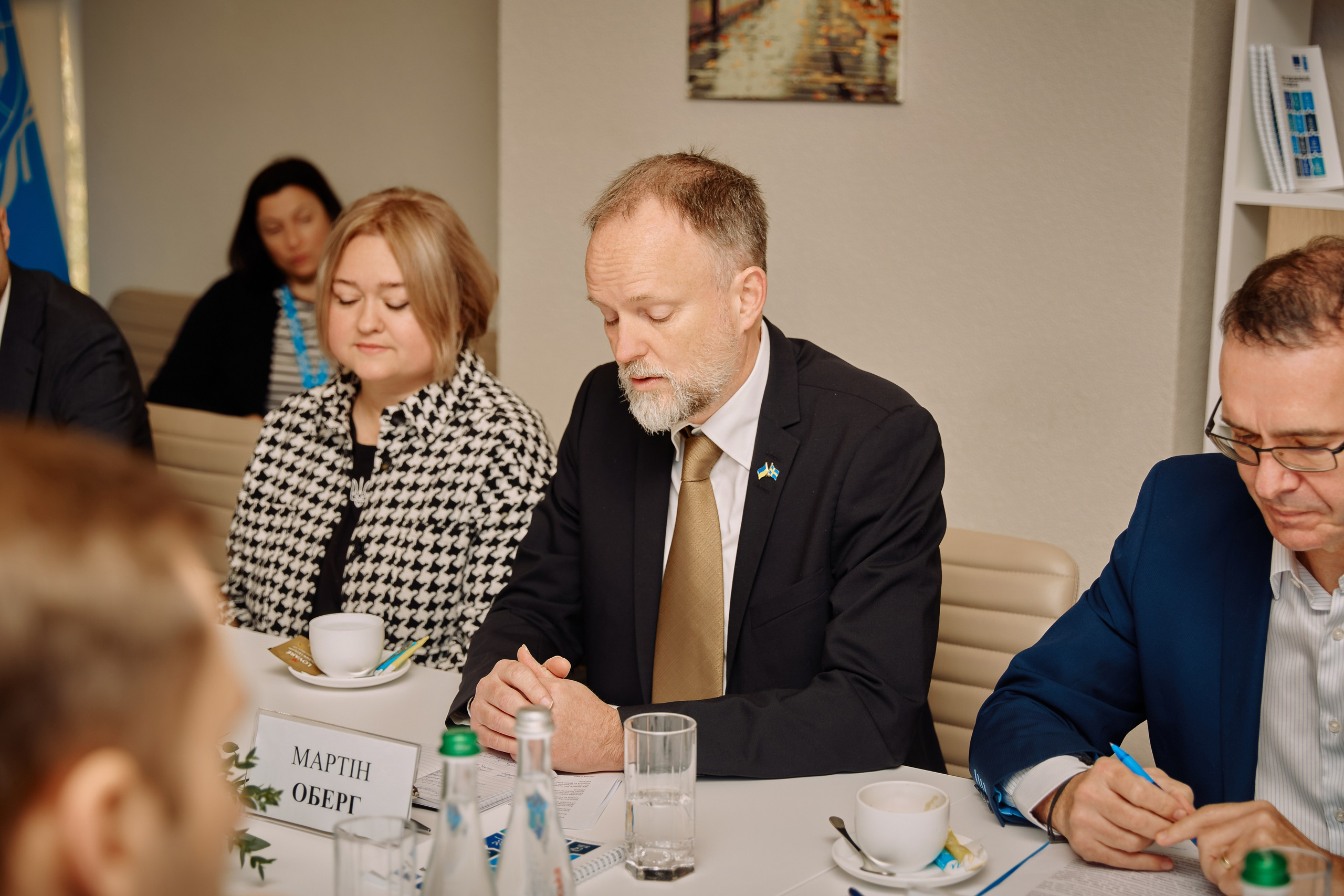 Фото зустрічі посла Австрії, з головами Дніпропетровської, Донецької, Луганської Військової ОДА