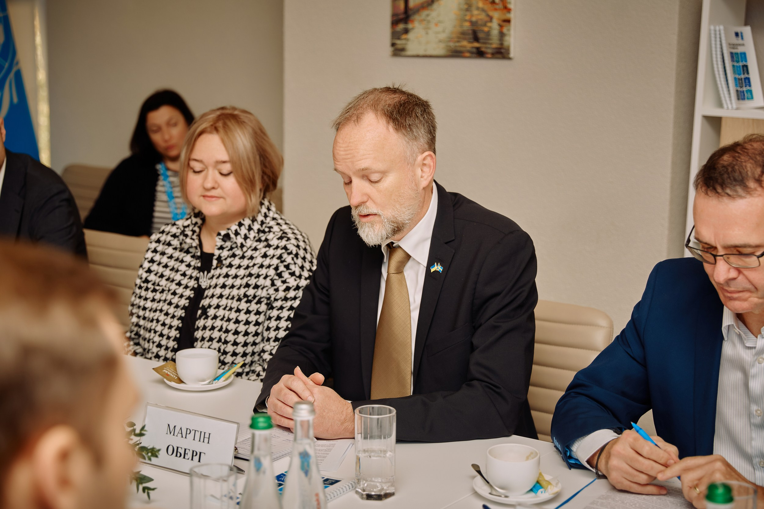 Фото зустрічі посла Австрії, з головами Дніпропетровської, Донецької, Луганської Військової ОДА