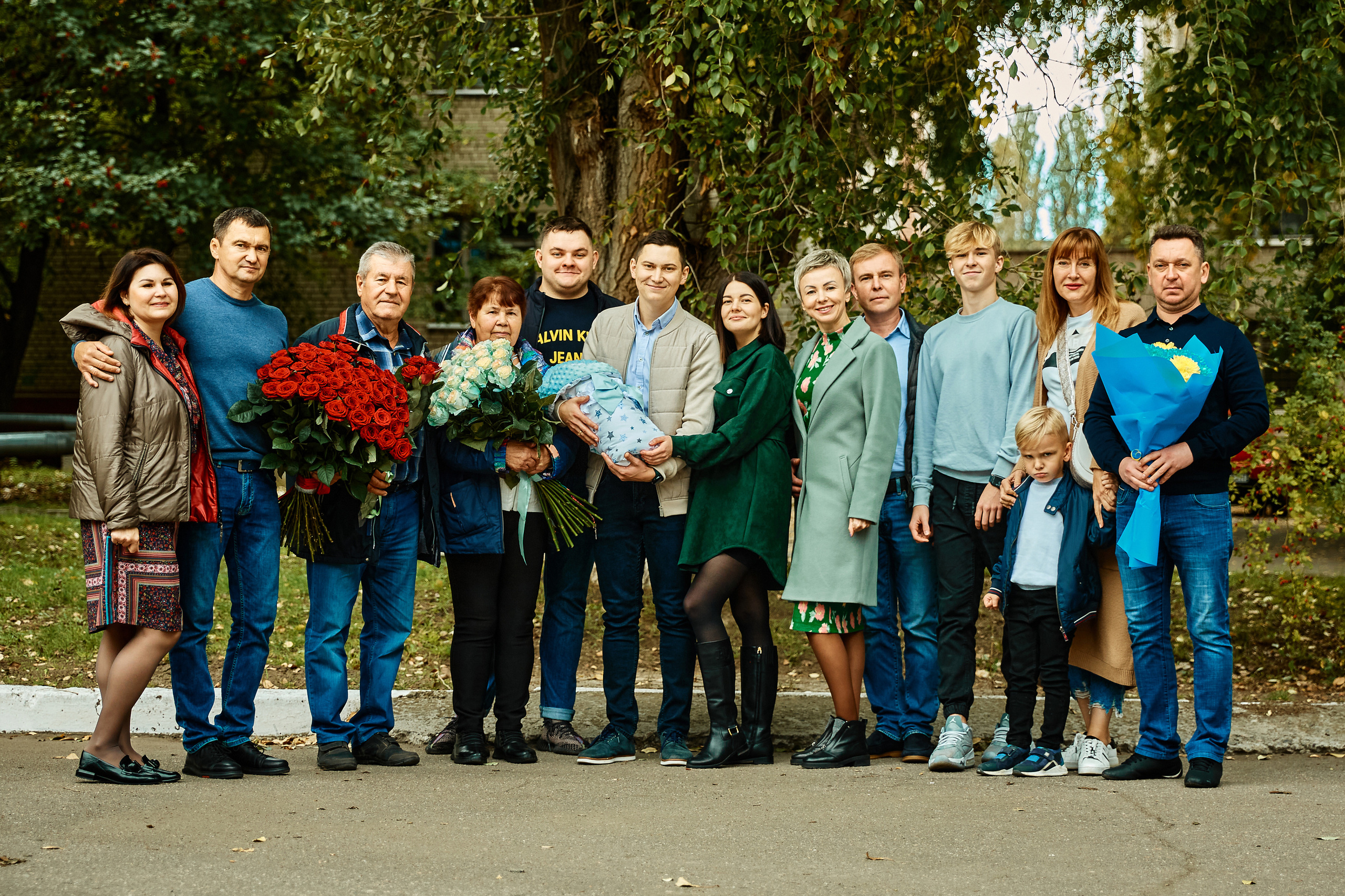 Выписка из роддома. Фотосессия новорожденного