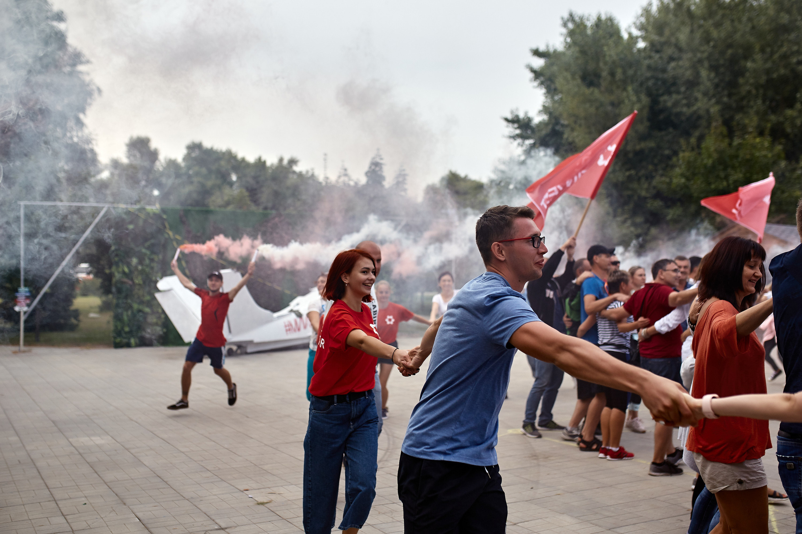 Репортажна фотосессія тимбілдингу для компанії Метінвест Інжинірінг