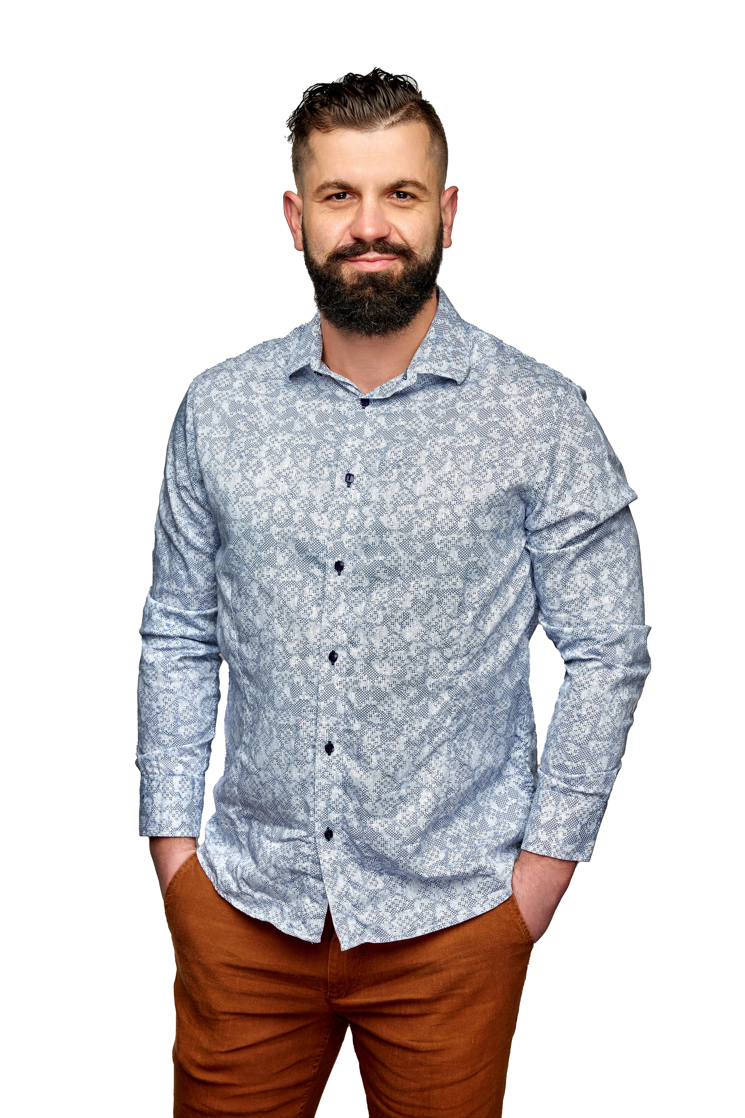 Бизнес портреты для сайта компании на белом фоне