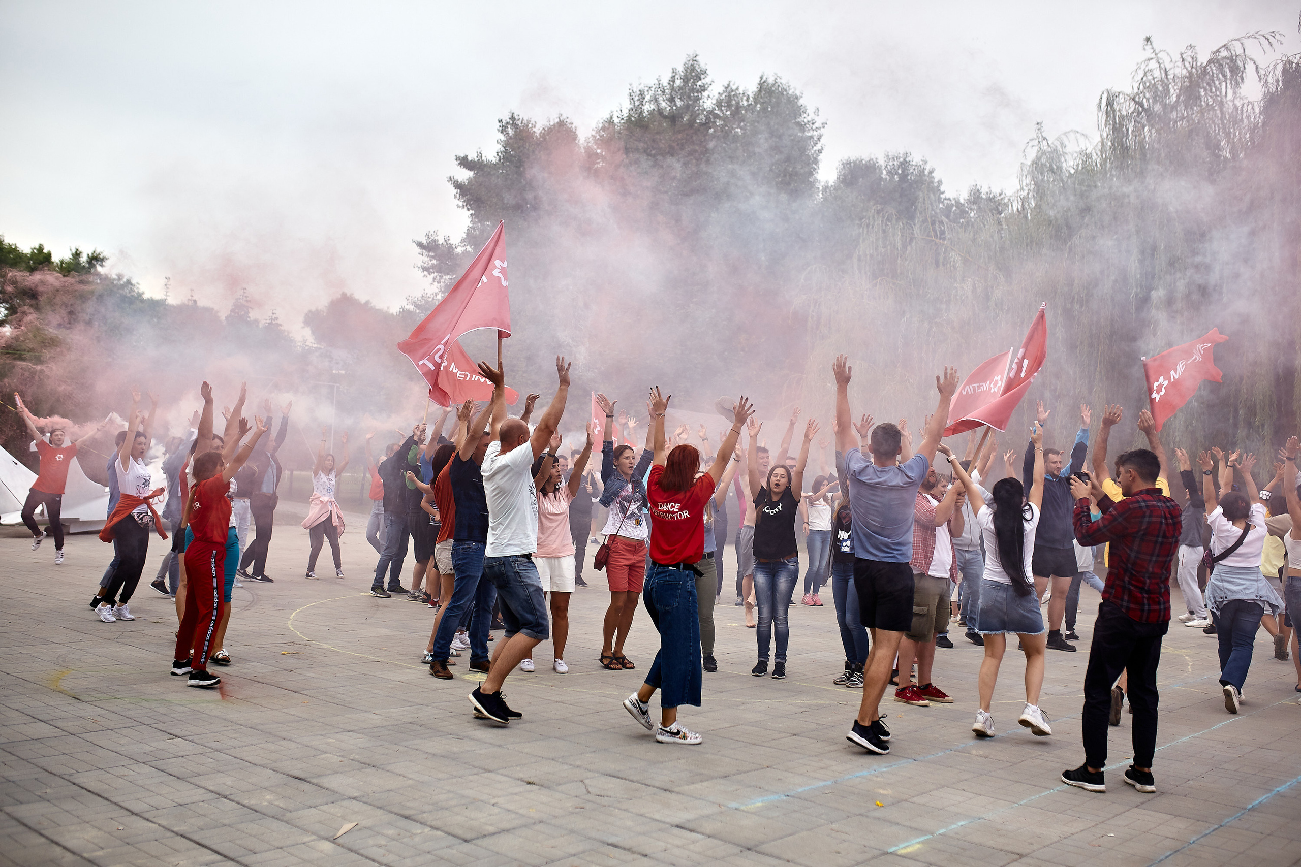 Репортажна фотосессія тимбілдингу для компанії Метінвест Інжинірінг