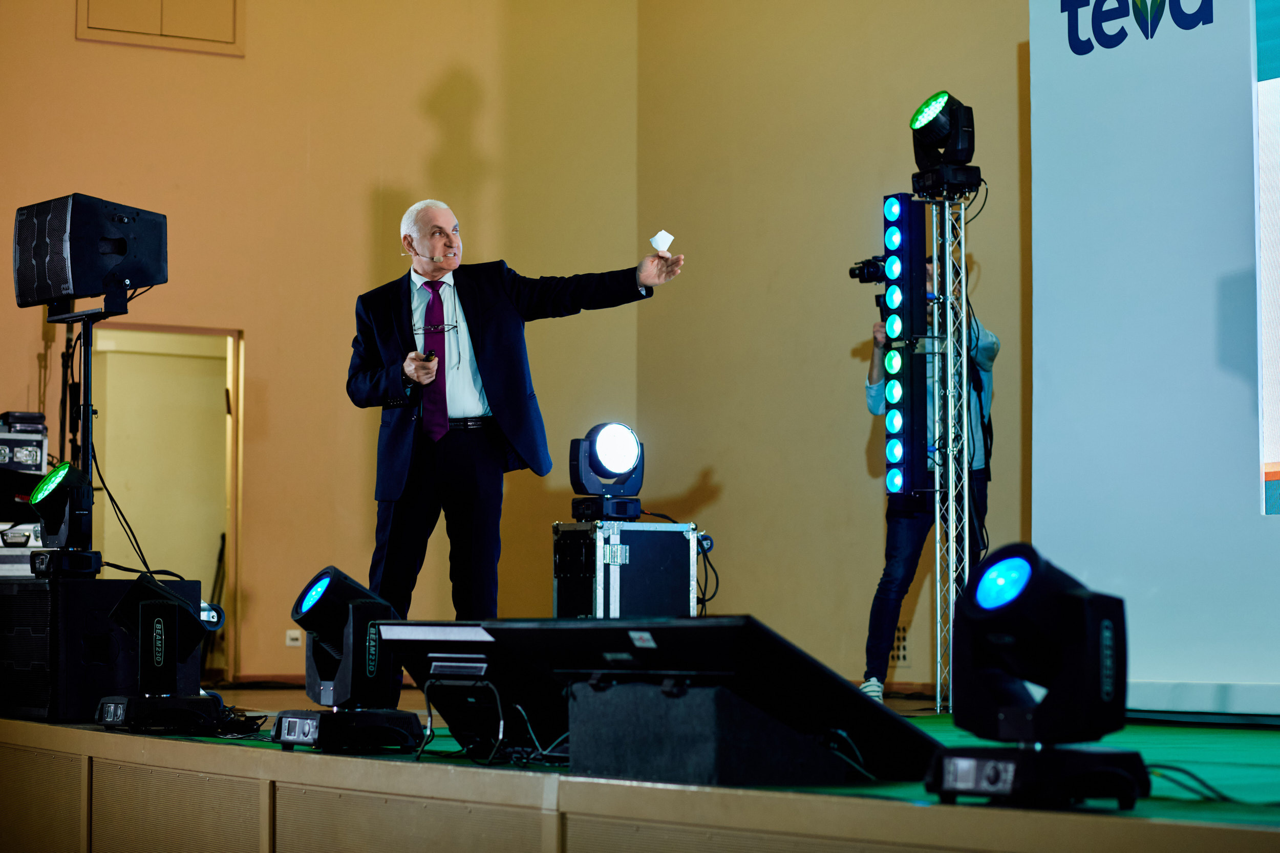 Зйомка медичної конференції у Дніпрі. Teva