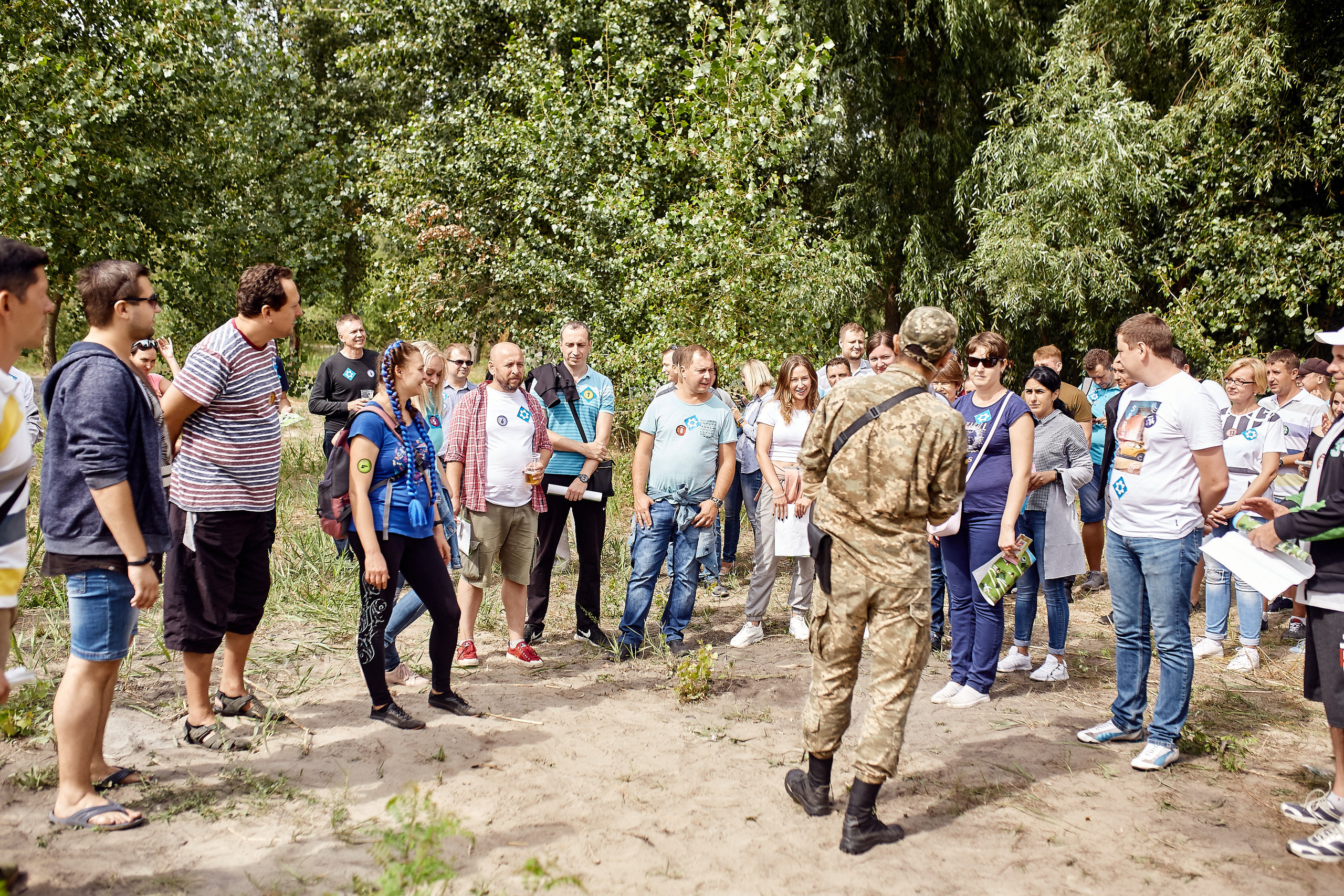 Репортажна фотосессія тимбілдингу для компанії Метінвест Інжинірінг