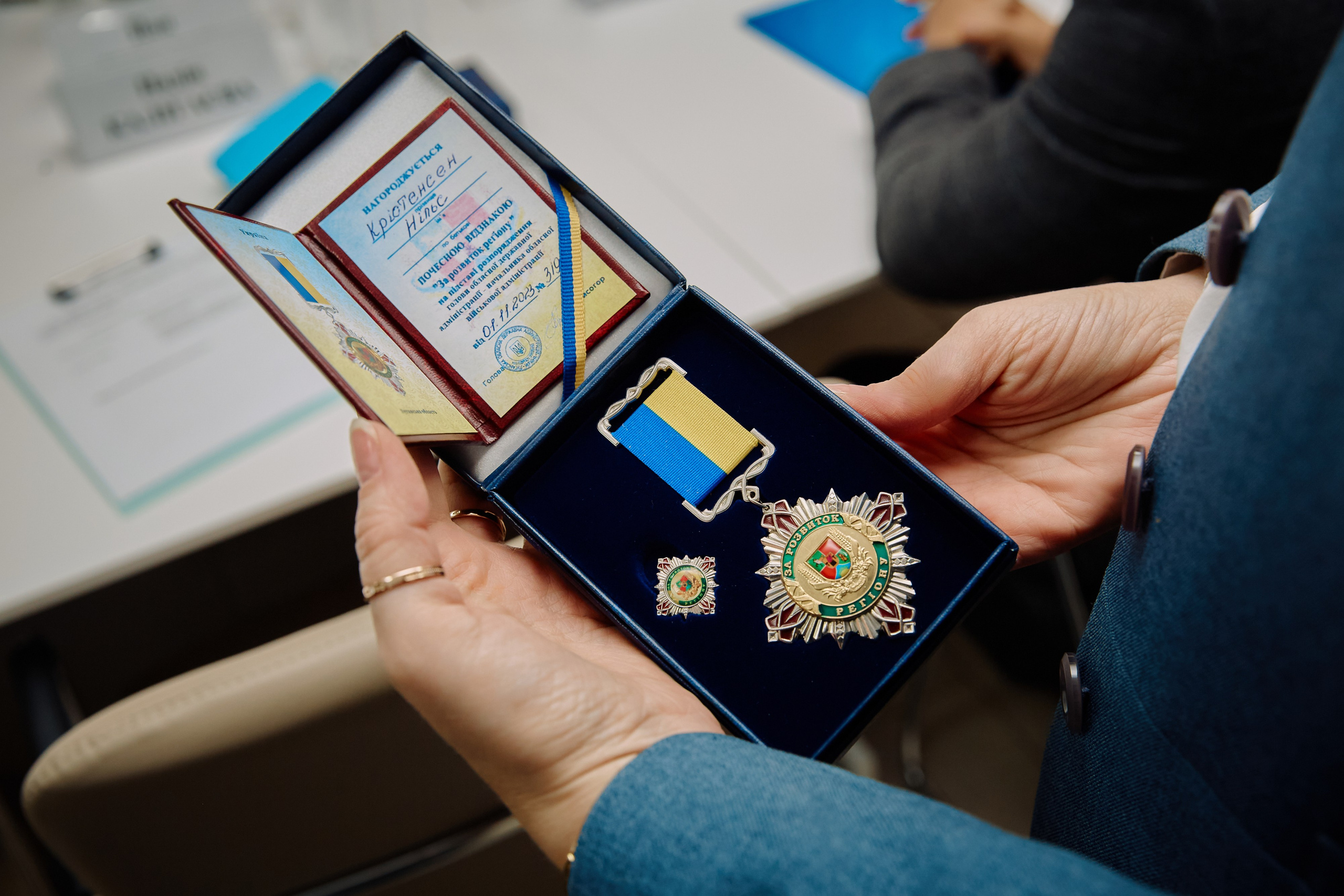 Фото зустрічі посла Австрії, з головами Дніпропетровської, Донецької, Луганської Військової ОДА