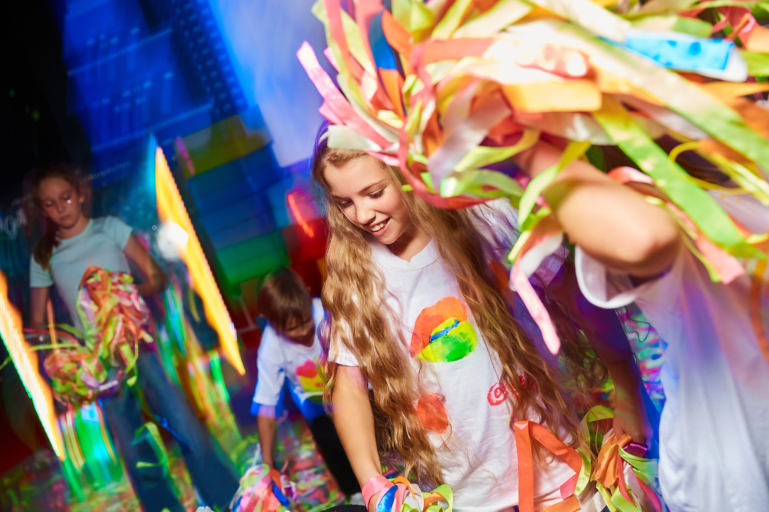 Фотограф на дитячий день народження у Дніпрі - неоновий клуб City Golf