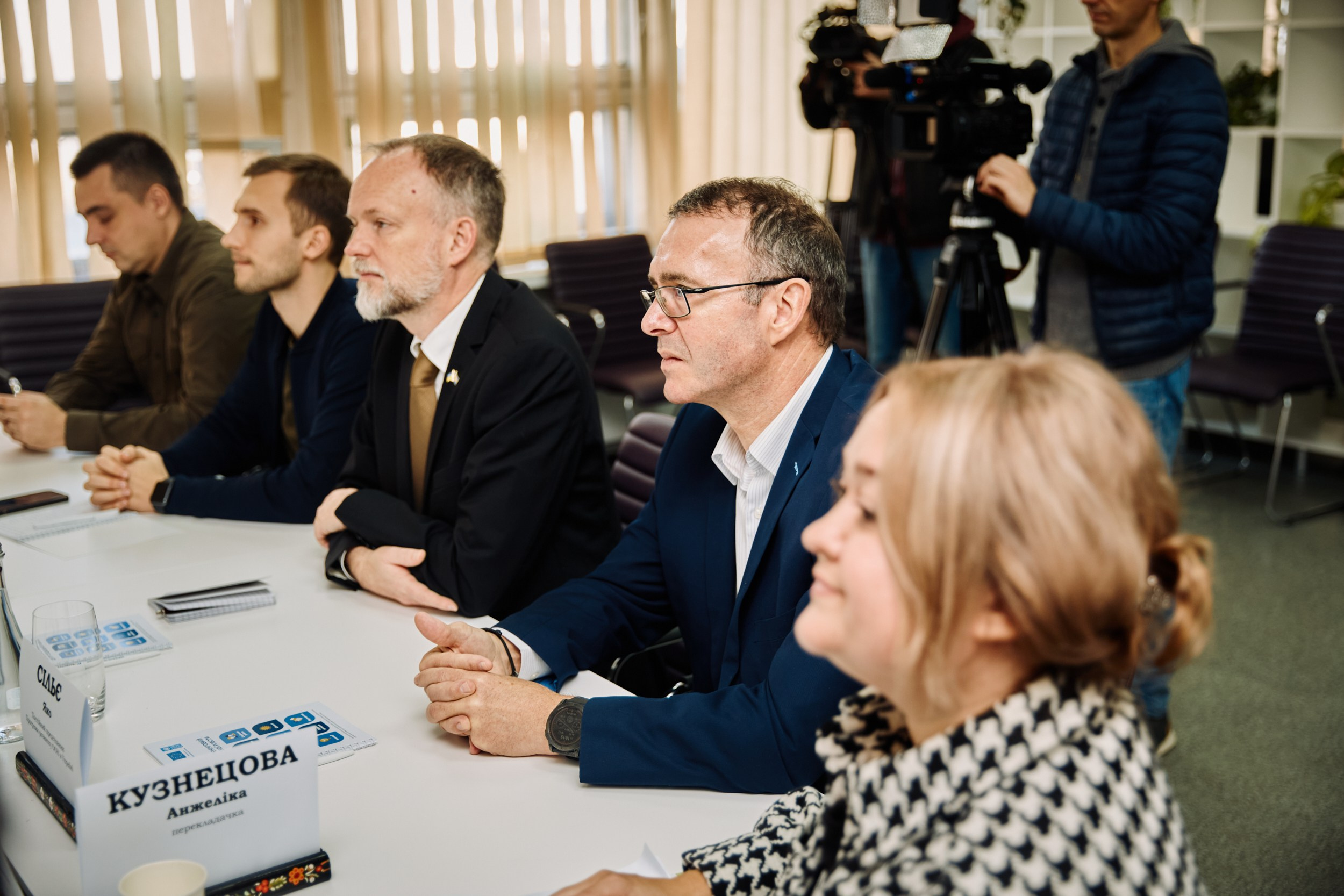 Фото зустрічі посла Австрії, з головами Дніпропетровської, Донецької, Луганської Військової ОДА