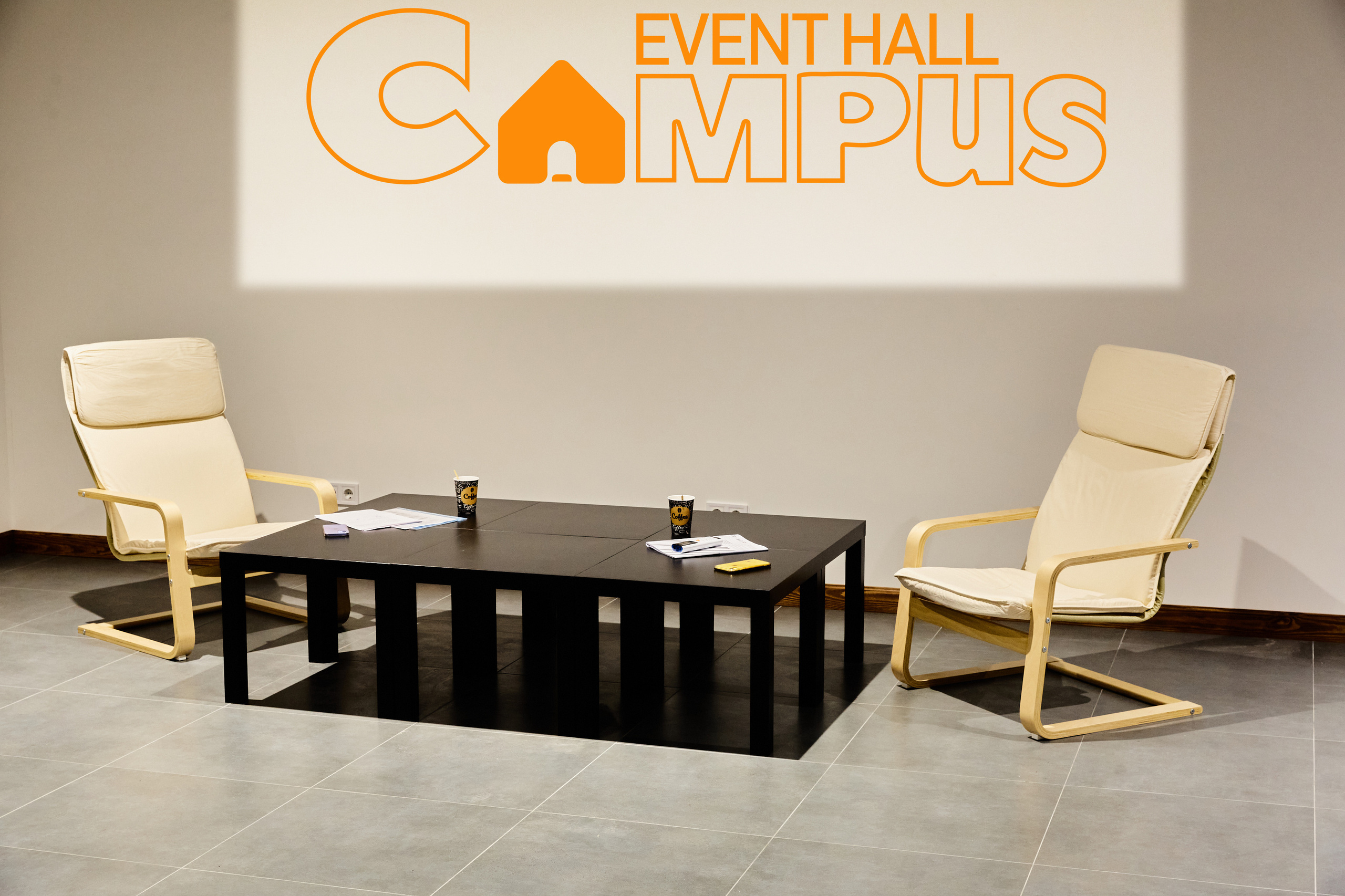 Інтер'єрні фото, креативного простору Сampus Сreative Hall. Дніпро