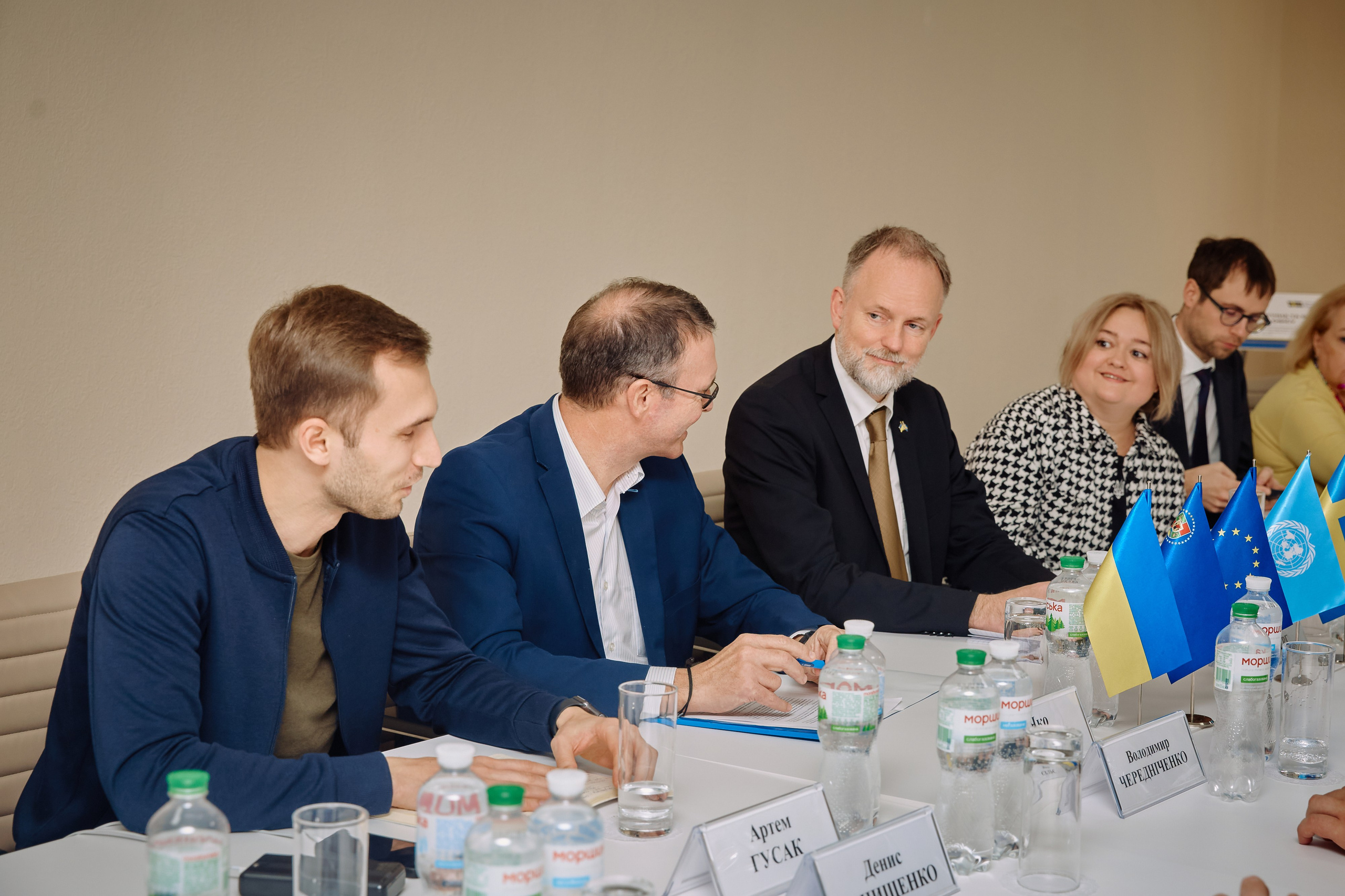 Фото зустрічі посла Австрії, з головами Дніпропетровської, Донецької, Луганської Військової ОДА