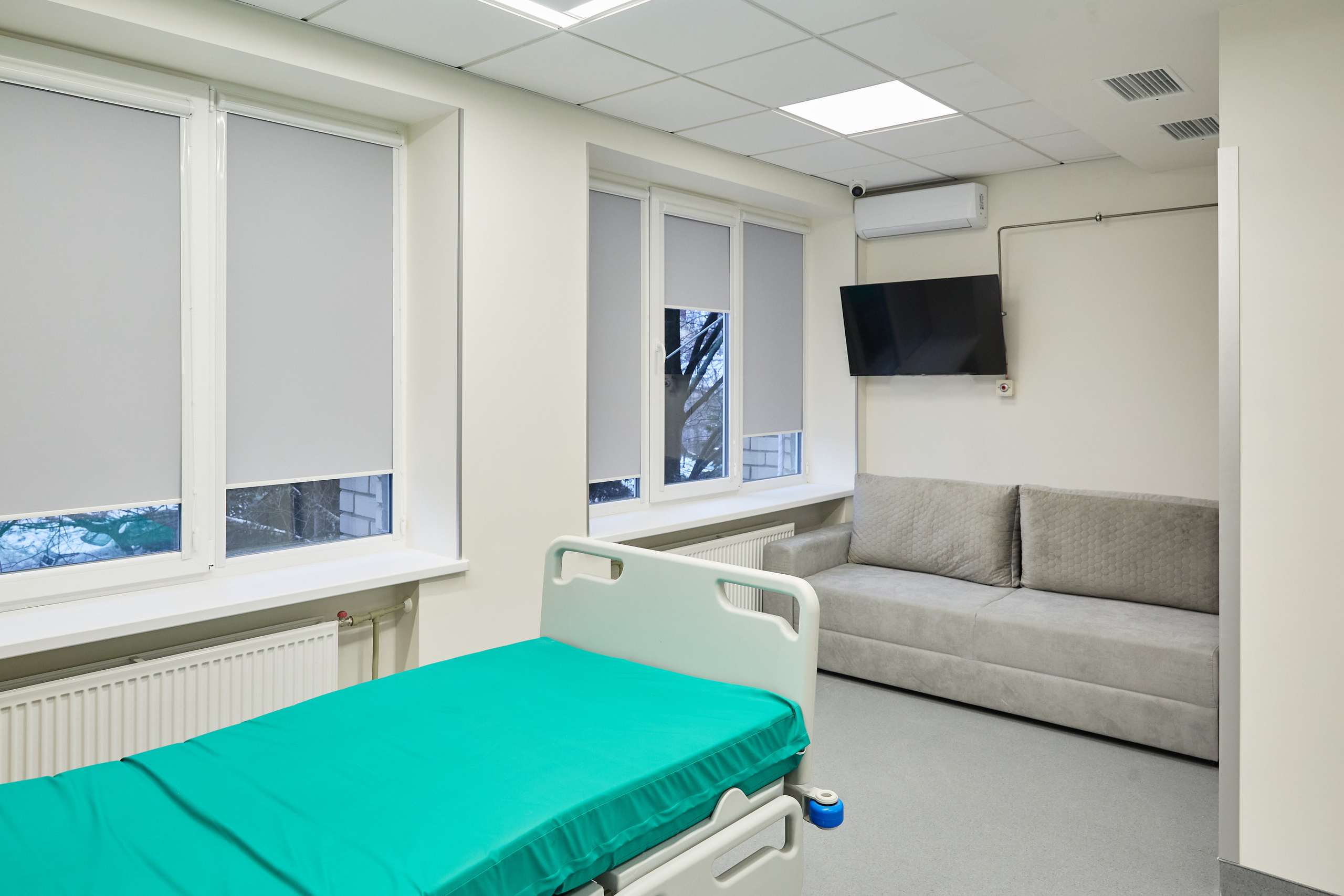 Интерьерное фото отделения интенсивной терапии, больницы г. Днепр