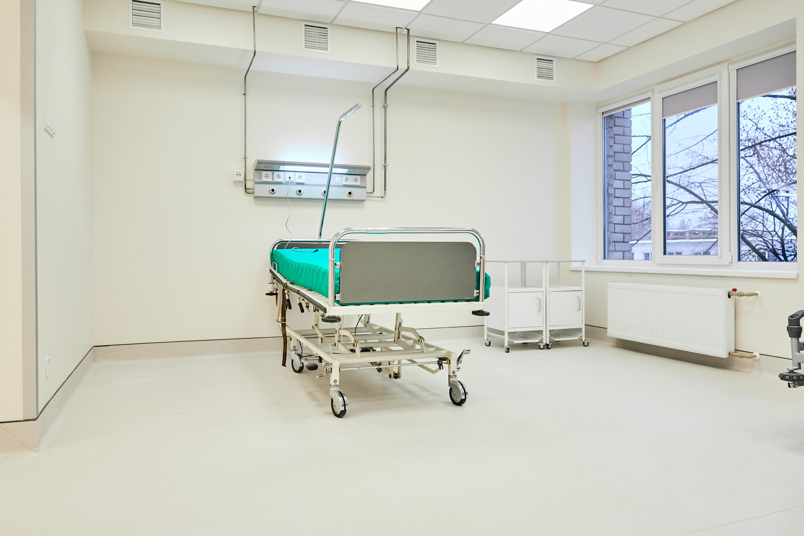 Интерьерное фото отделения интенсивной терапии, больницы г. Днепр