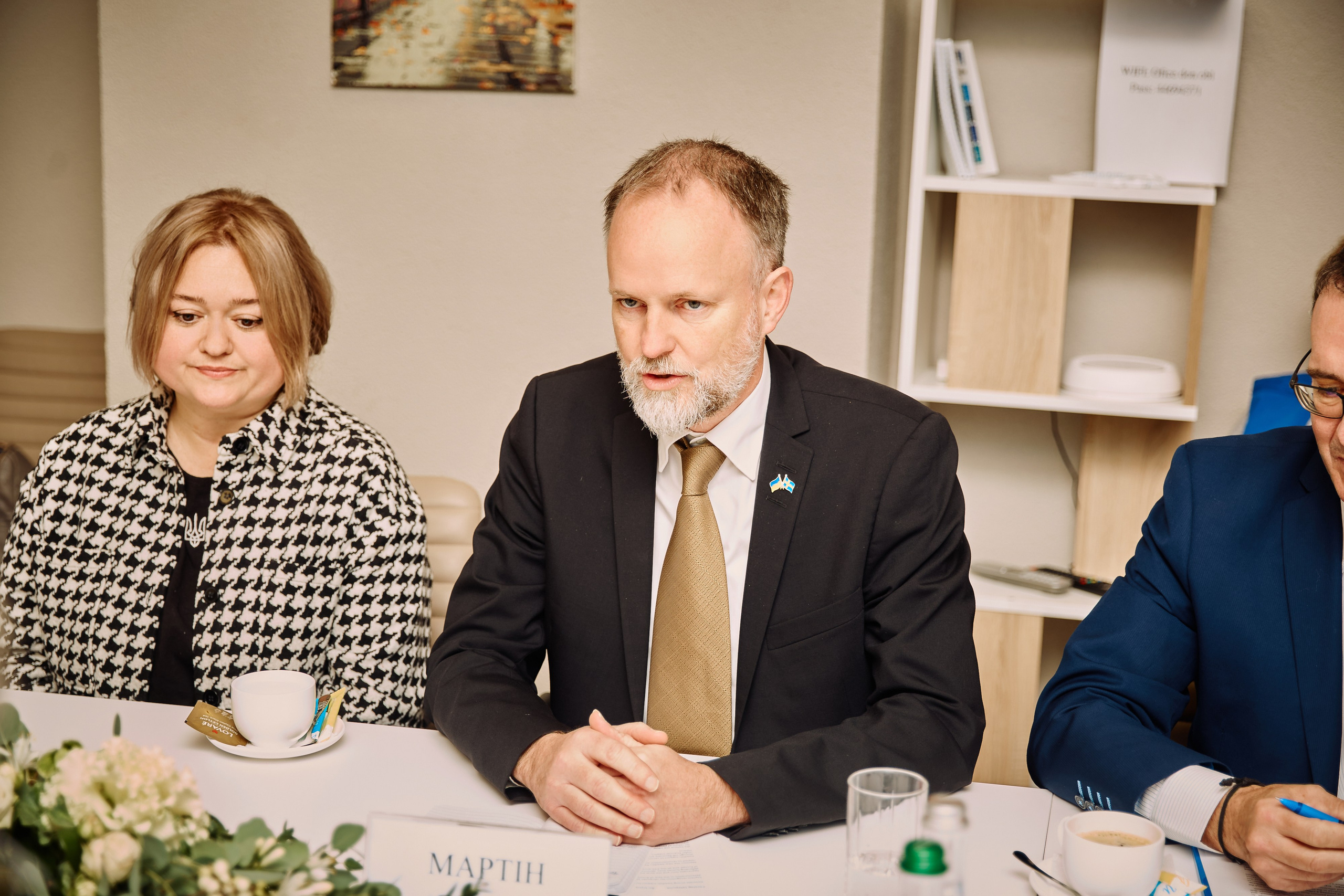 Фото зустрічі посла Австрії, з головами Дніпропетровської, Донецької, Луганської Військової ОДА