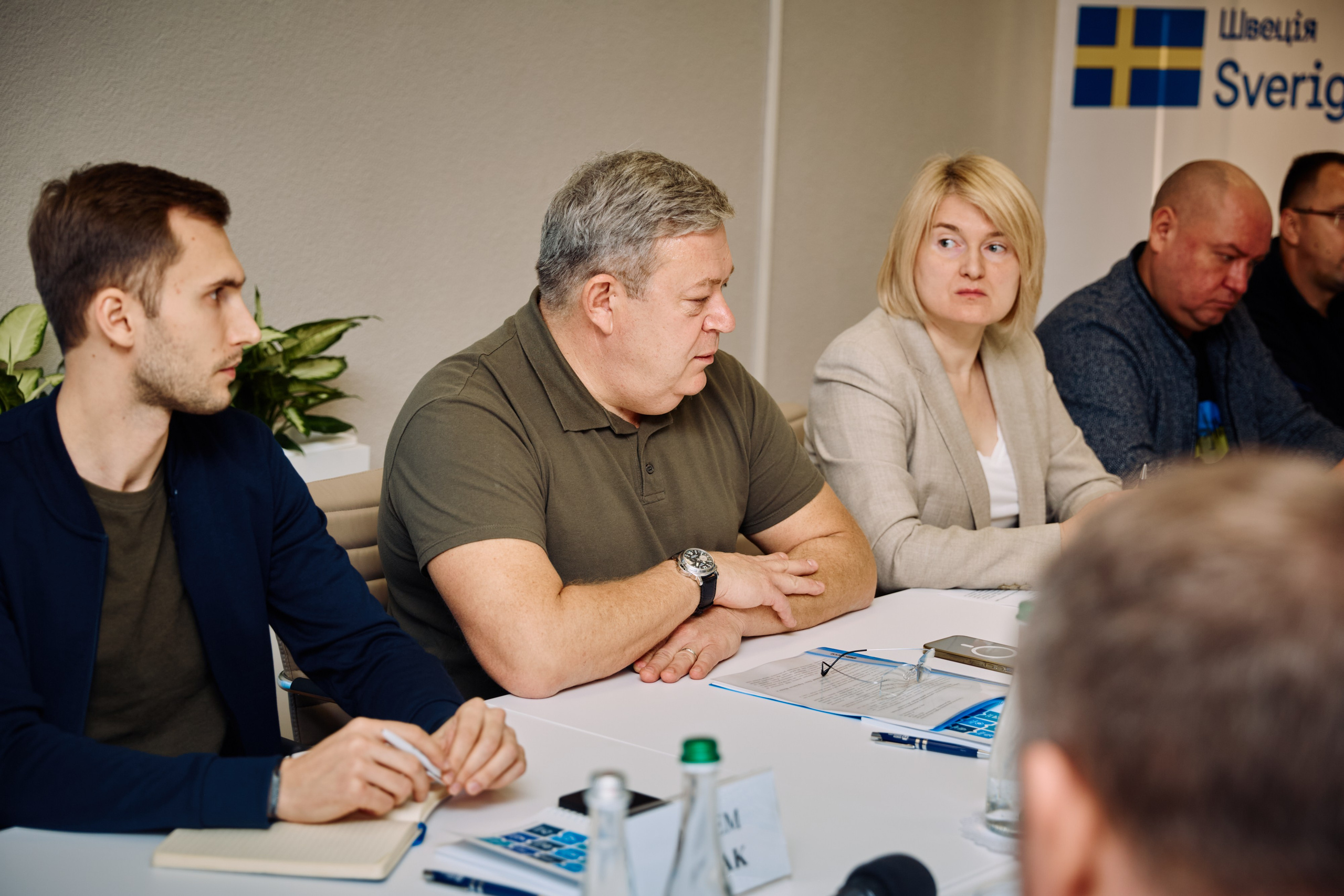 Фото зустрічі посла Австрії, з головами Дніпропетровської, Донецької, Луганської Військової ОДА