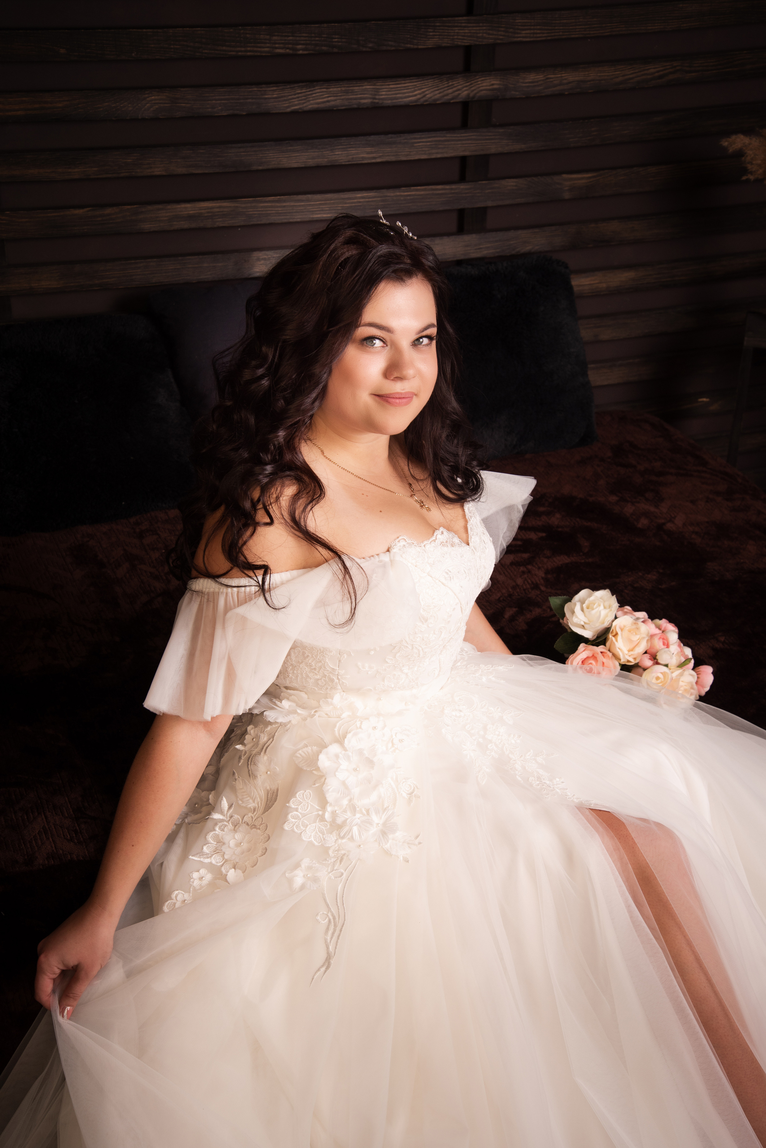 Весільна фотосесія в студії. Фотограф Анастасія Залужна | Манхайм