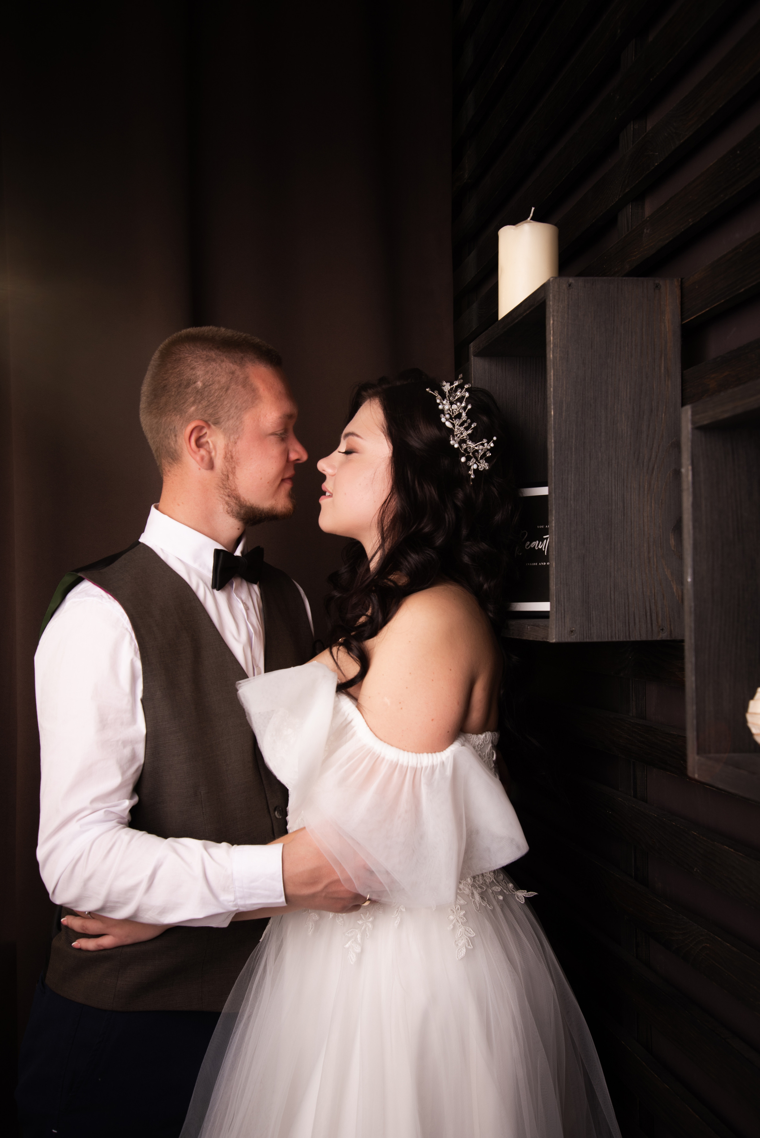 Весільна фотосесія в студії. Фотограф Анастасія Залужна | Манхайм