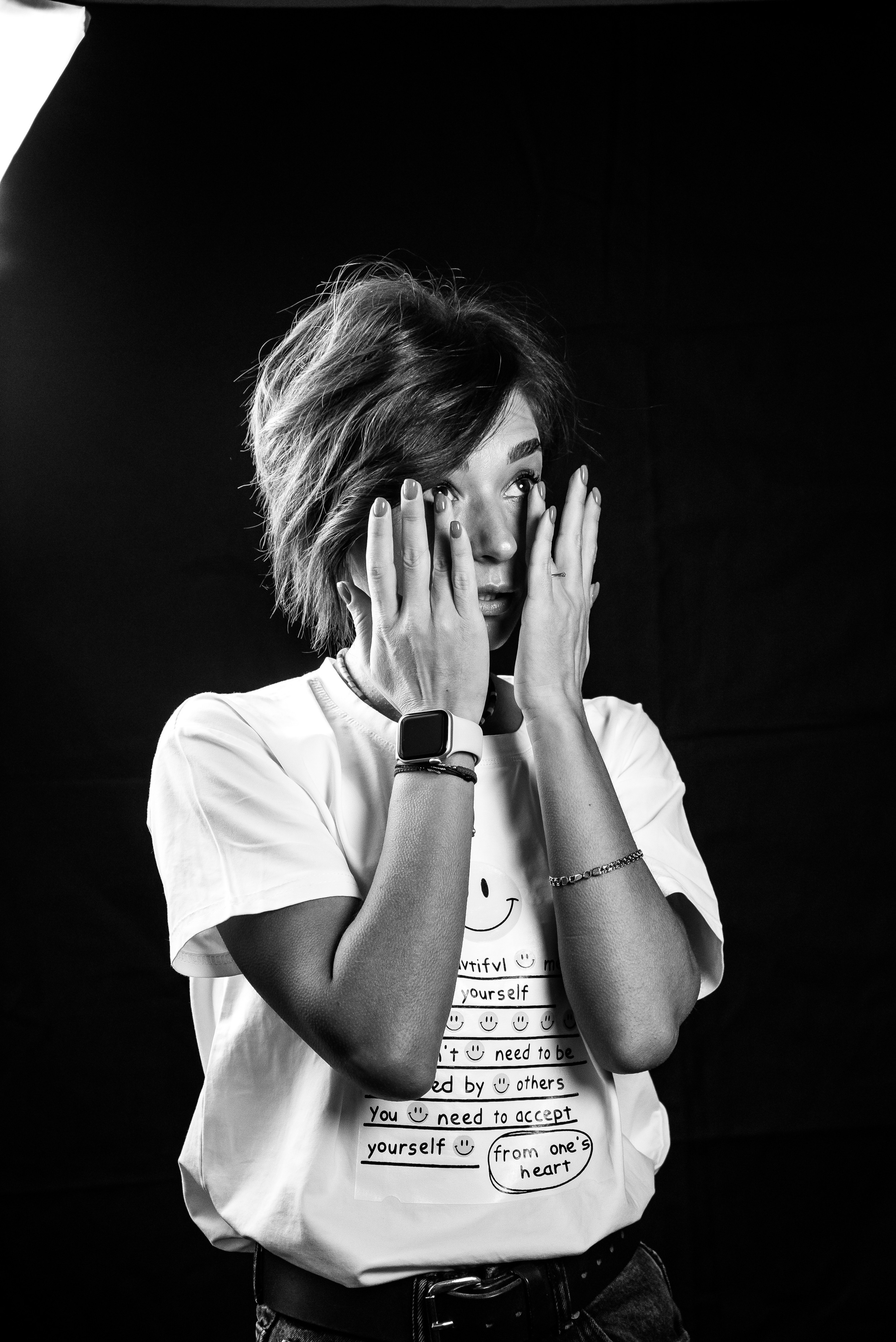 Фотосесія, як терапія. Чорно-білі портрети. Фотограф Анастасія Залужна | Манхайм