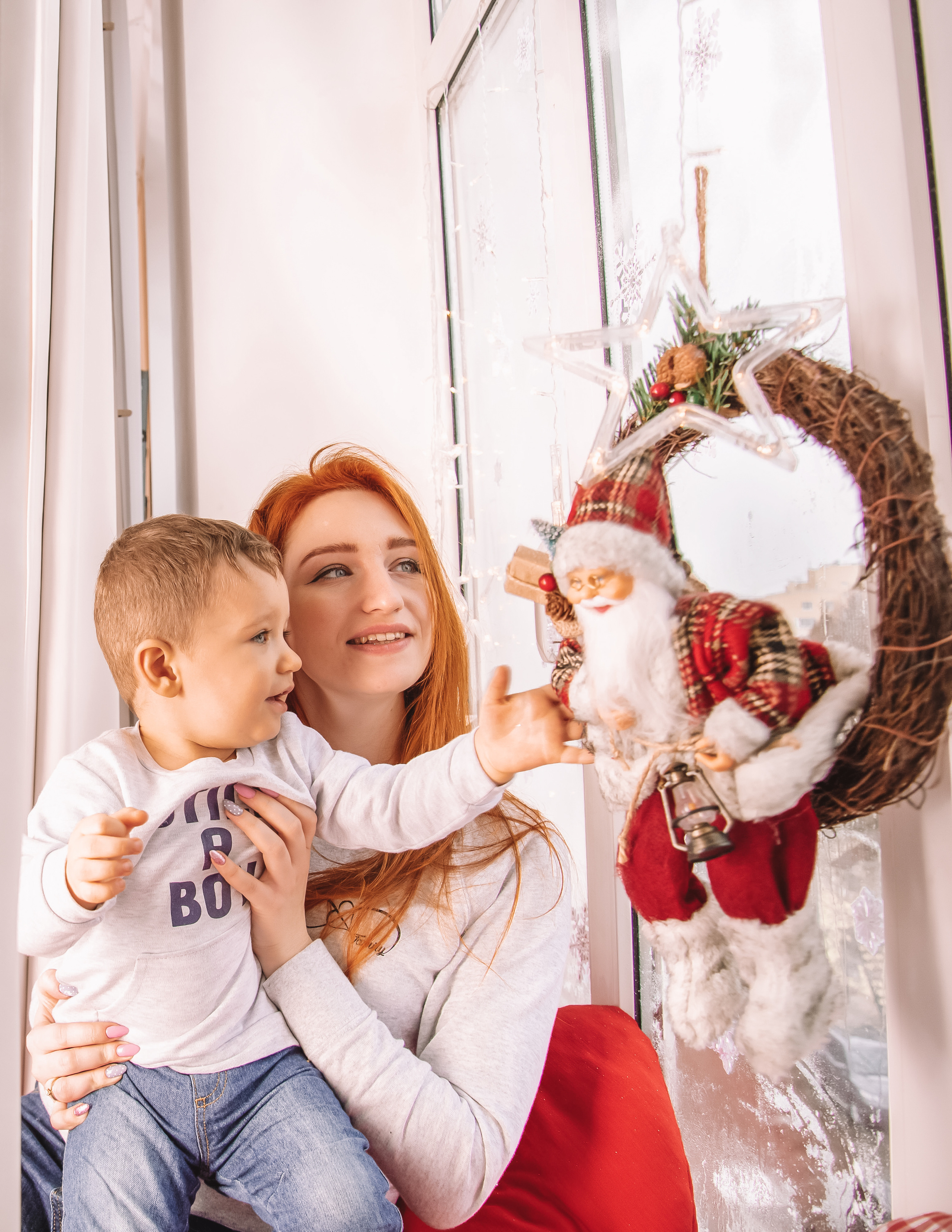 Сімейна новорічна фотосесія в студії. Anastasiia Zaluzhna Fotografin | Mannheim