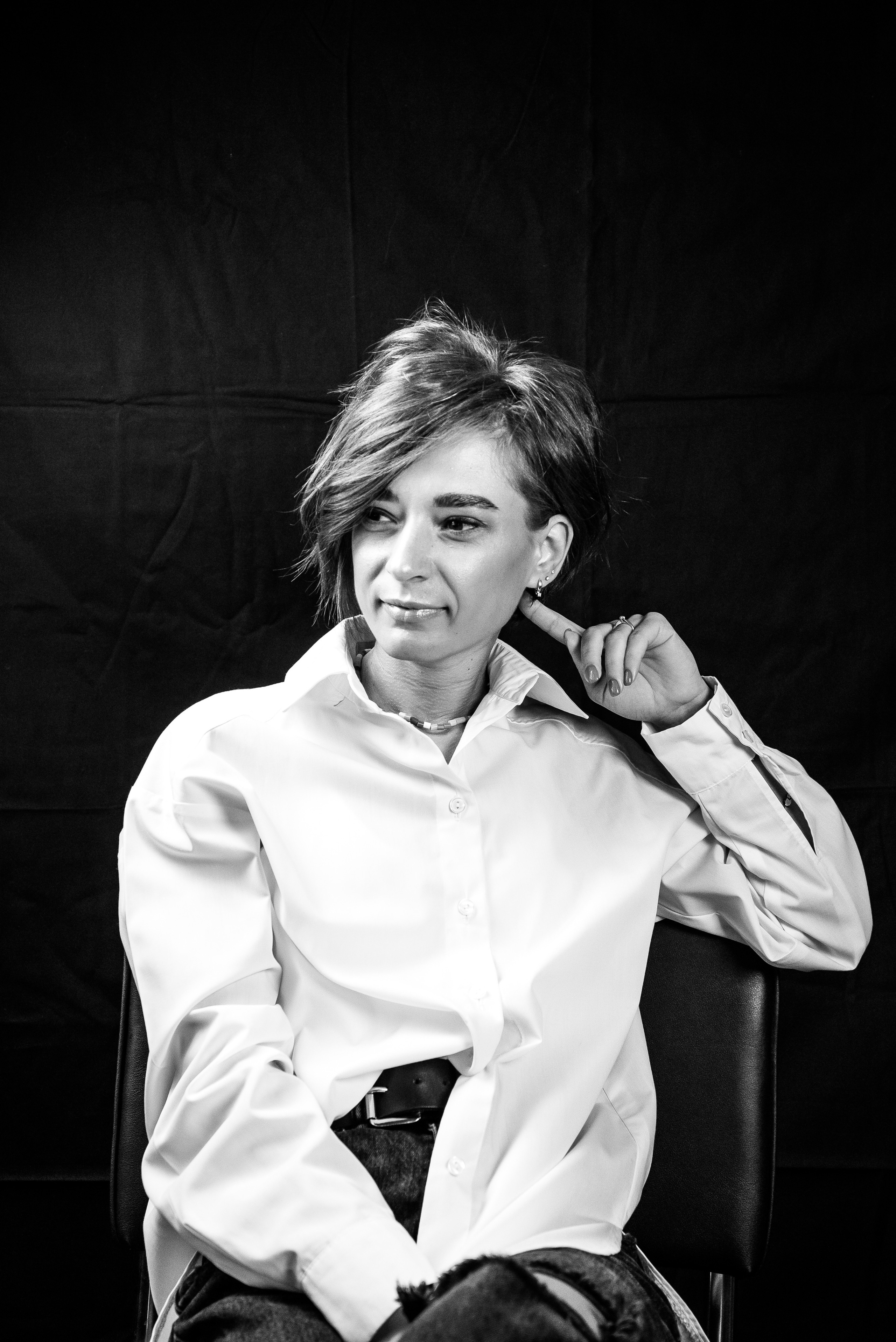 Фотосесія, як терапія. Чорно-білі портрети. Фотограф Анастасія Залужна | Манхайм