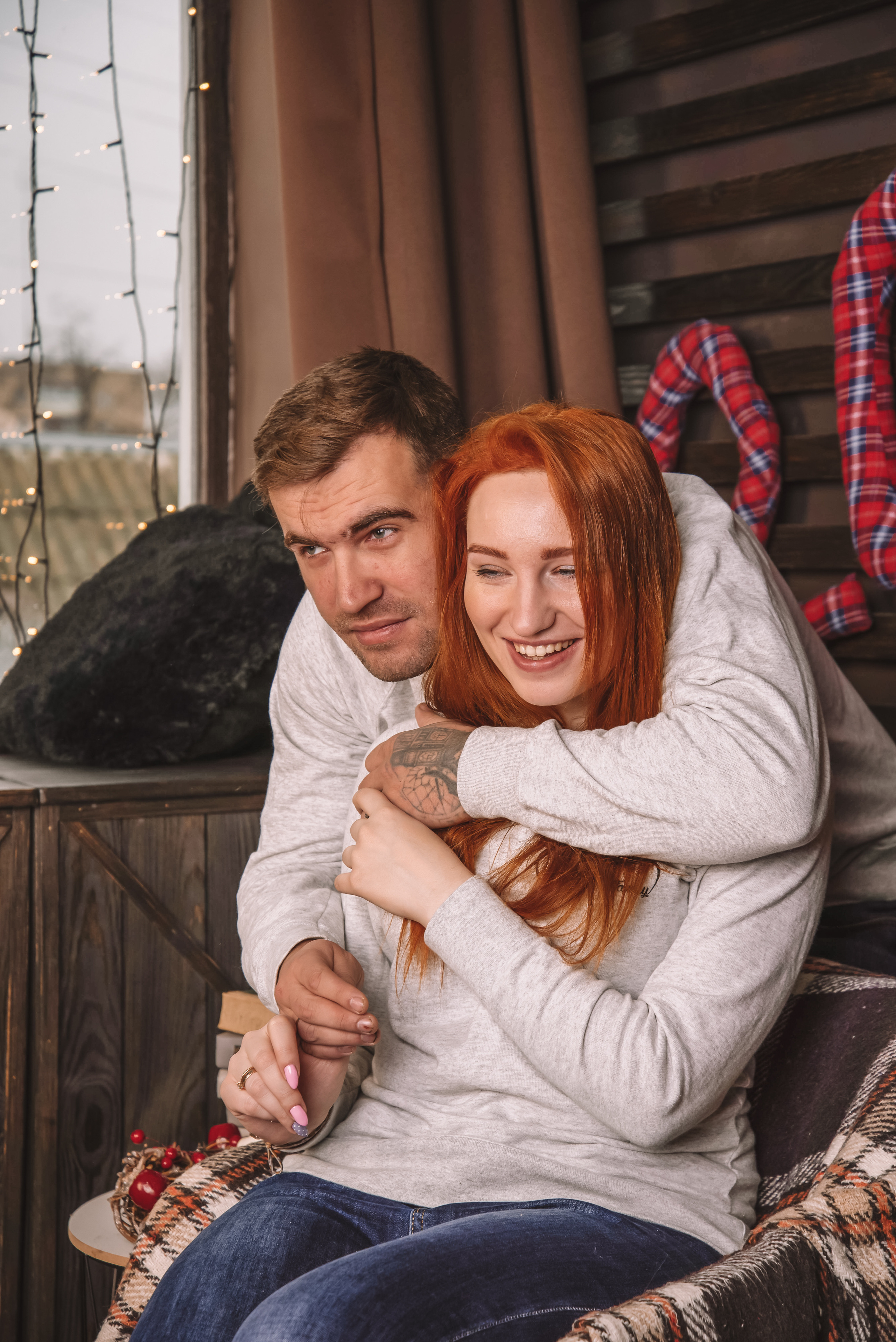 Сімейна новорічна фотосесія в студії. Anastasiia Zaluzhna Fotografin | Mannheim