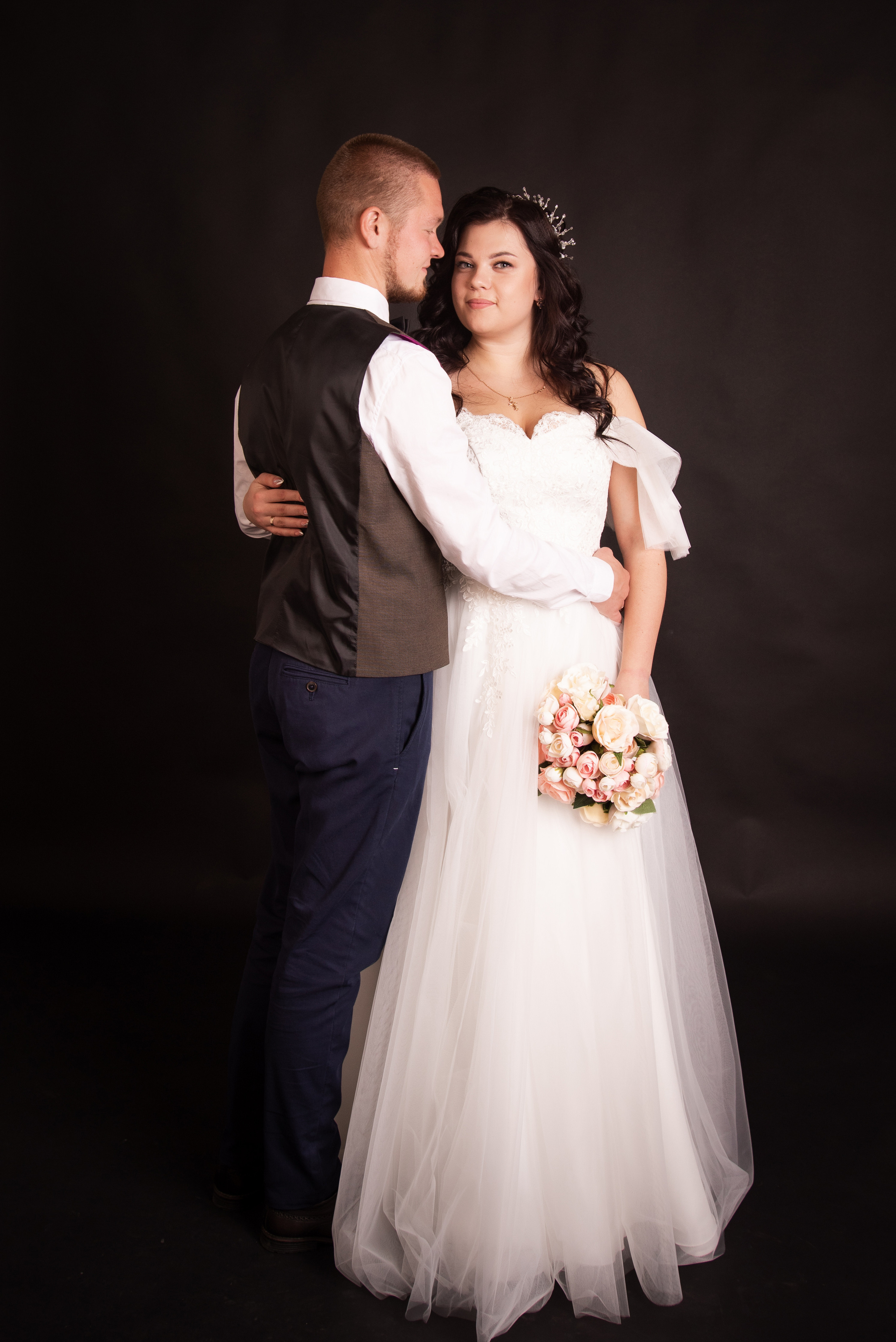 Весільна фотосесія в студії. Фотограф Анастасія Залужна | Манхайм