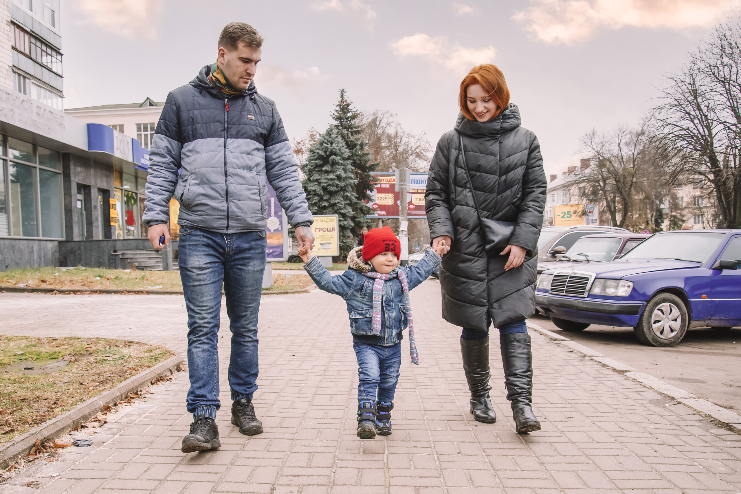 Сімейна новорічна фотосесія в студії. Anastasiia Zaluzhna Fotografin | Mannheim