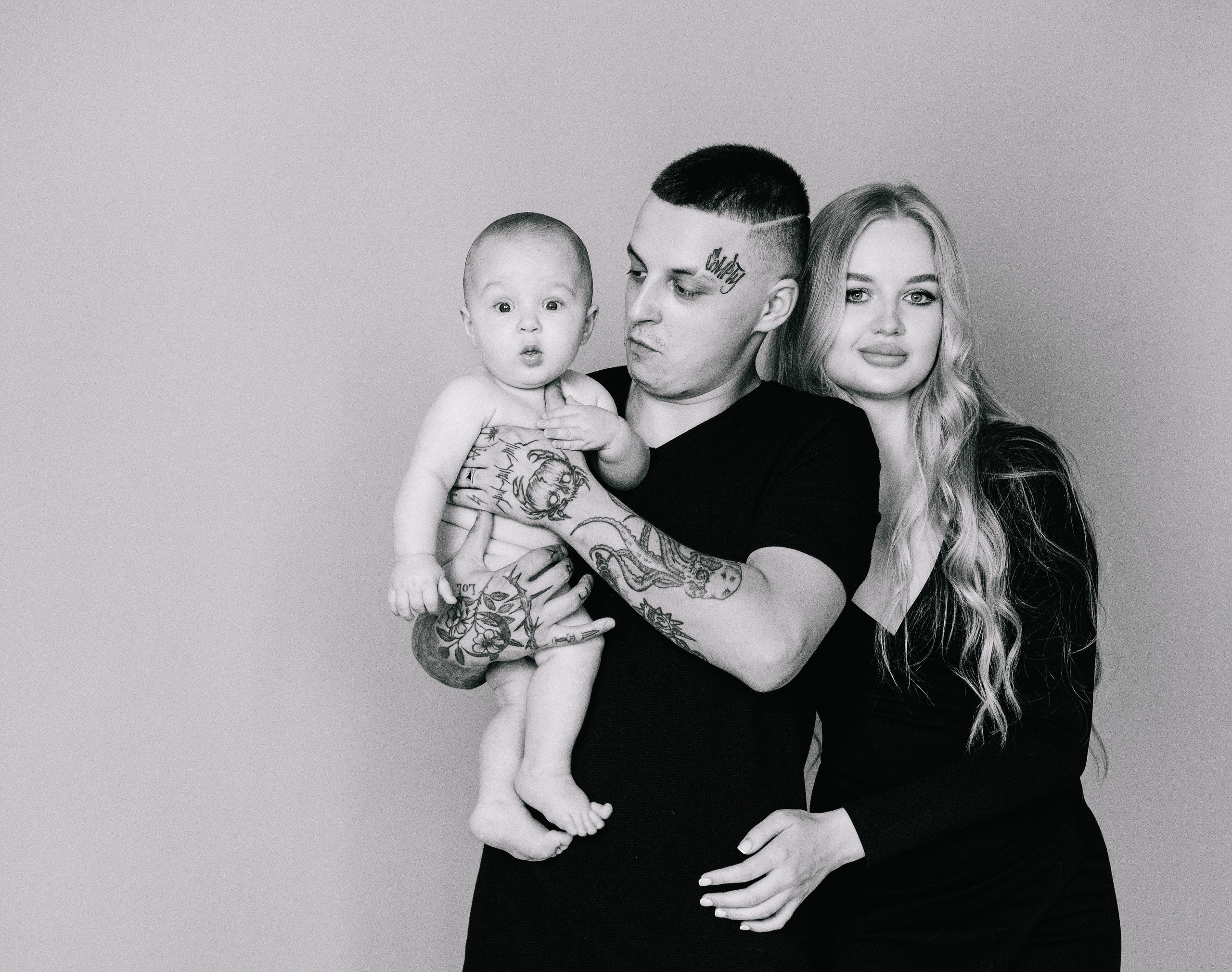 Студійна фотосесія з малюком. Фотограф Анастасія Залужна | Манхайм