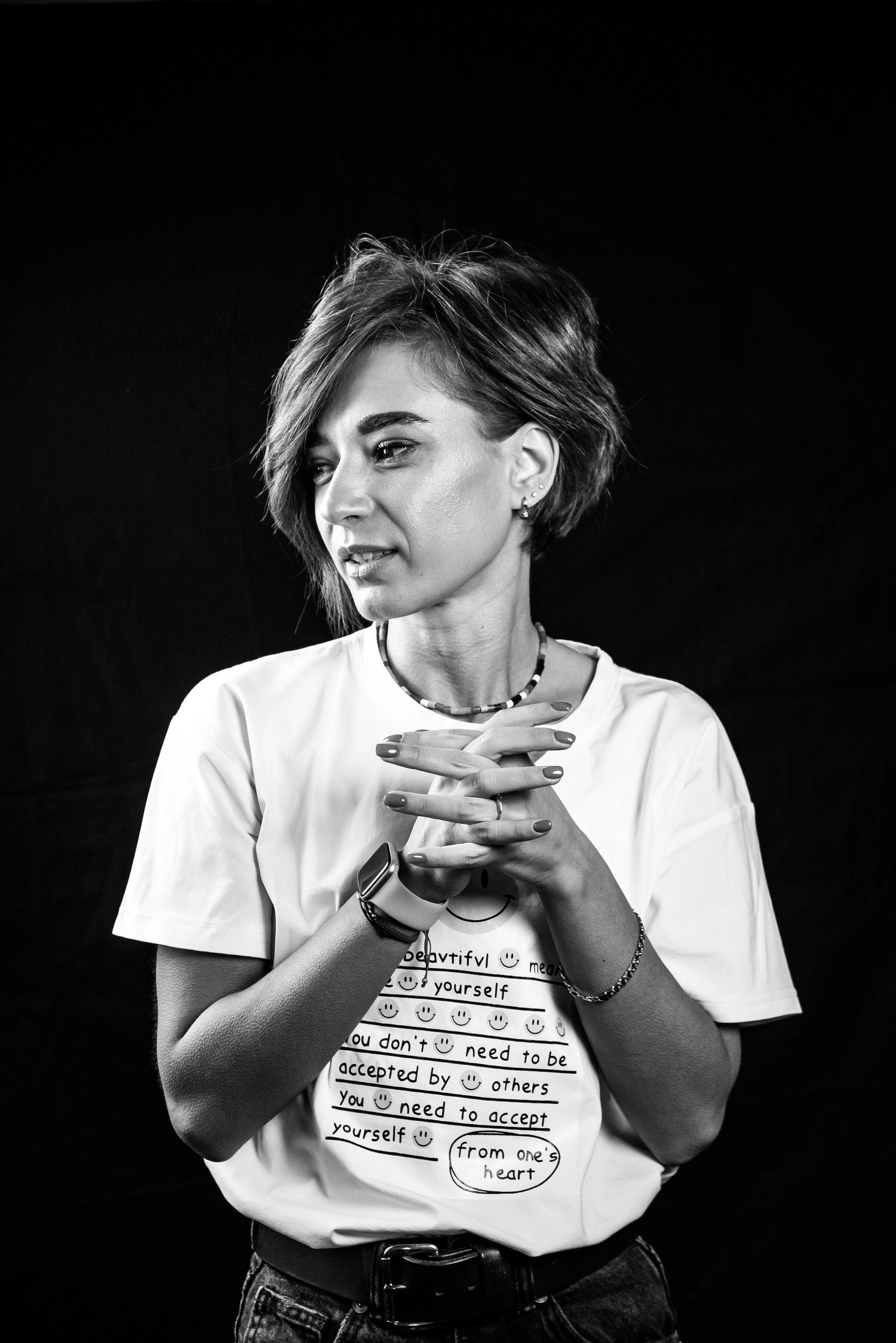 Фотосесія, як терапія. Чорно-білі портрети. Фотограф Анастасія Залужна | Манхайм