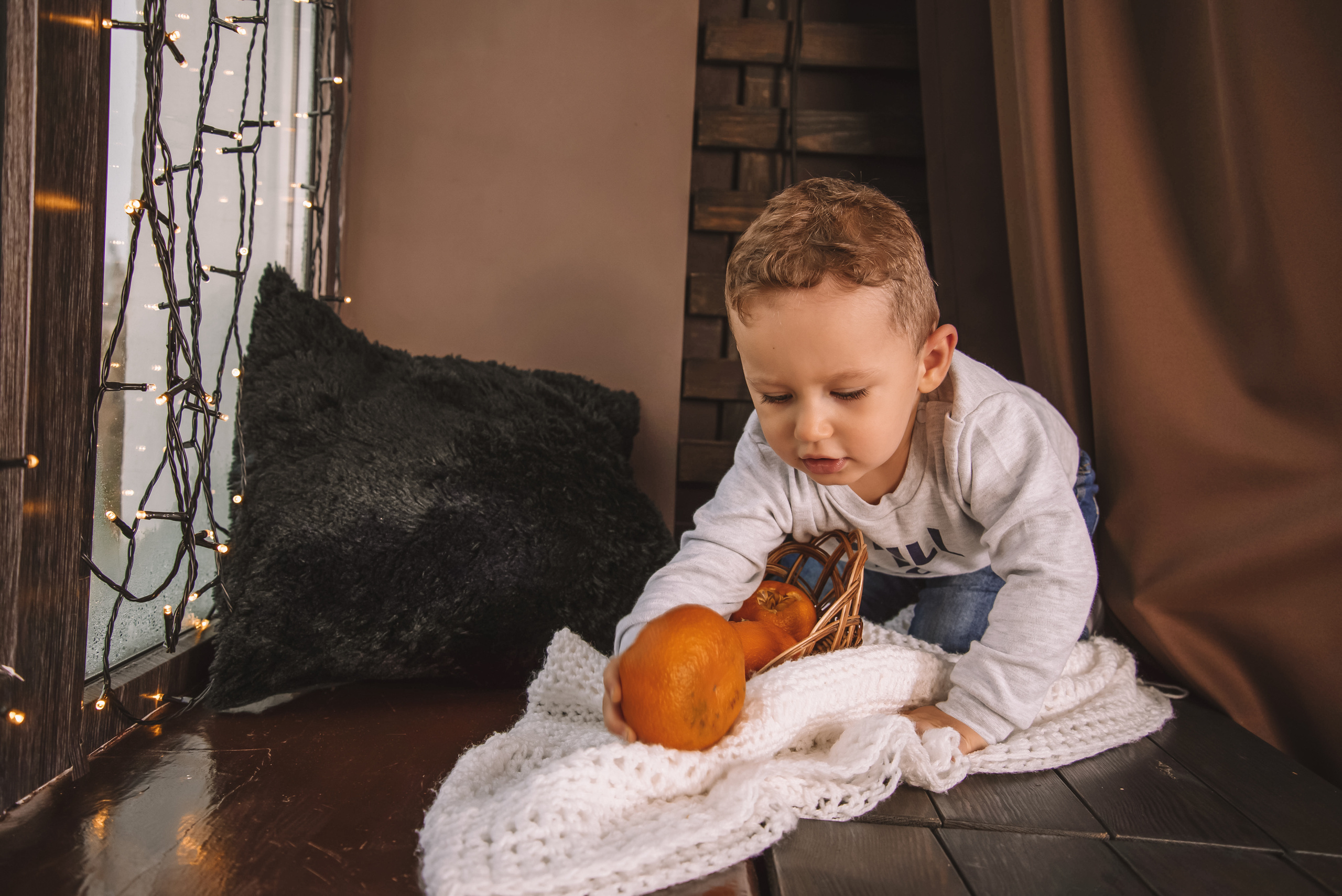 Сімейна новорічна фотосесія в студії. Anastasiia Zaluzhna Fotografin | Mannheim