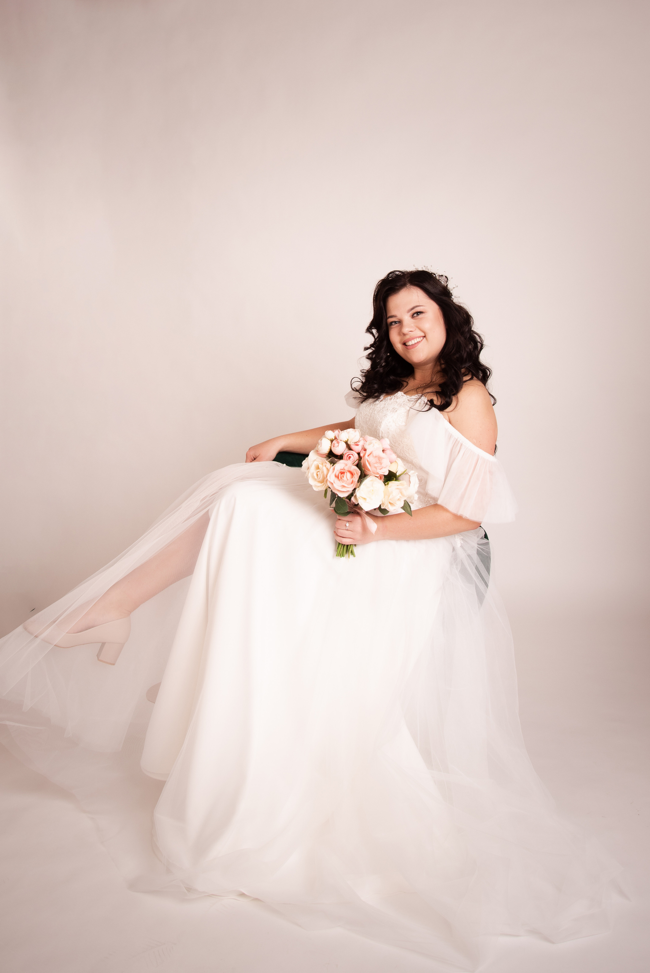 Весільна фотосесія в студії. Фотограф Анастасія Залужна | Манхайм