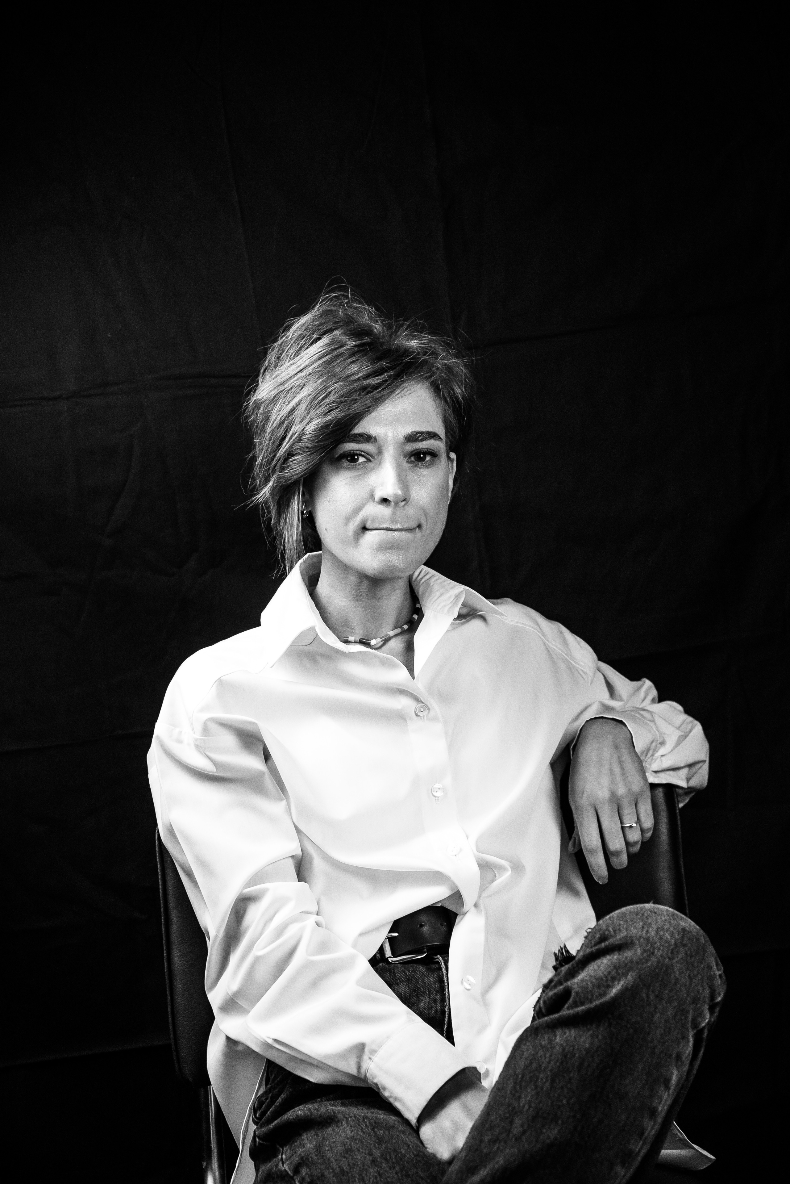 Фотосесія, як терапія. Чорно-білі портрети. Фотограф Анастасія Залужна | Манхайм